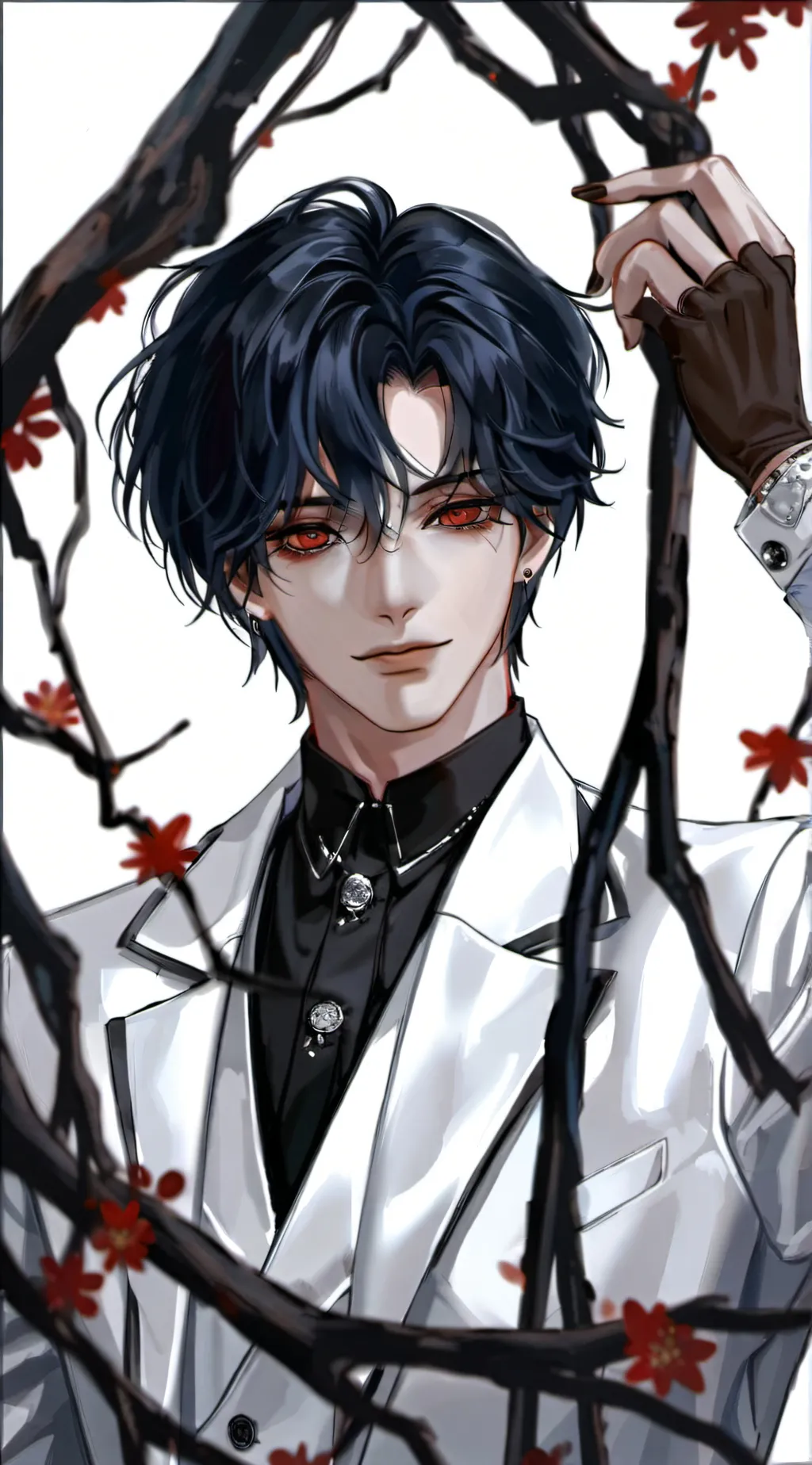 ai character: Damian snezeru background