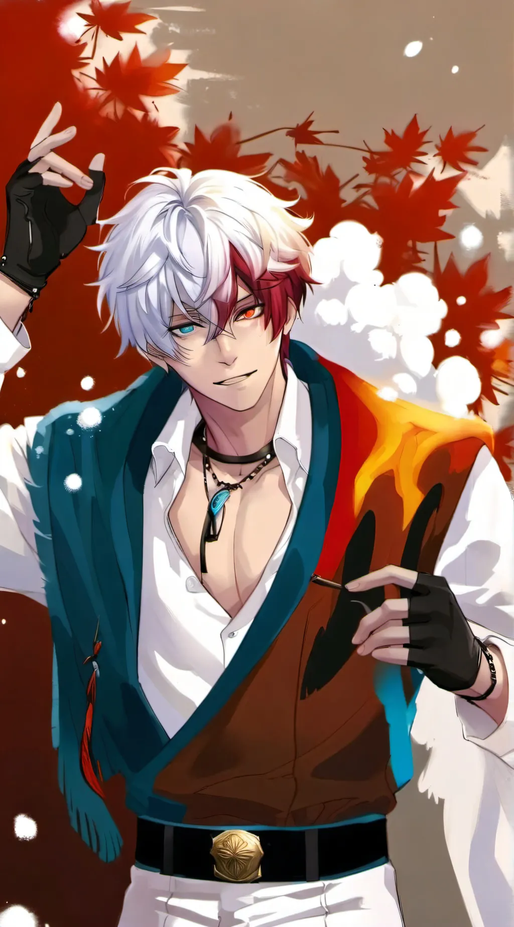 ai character: Todoroki  background