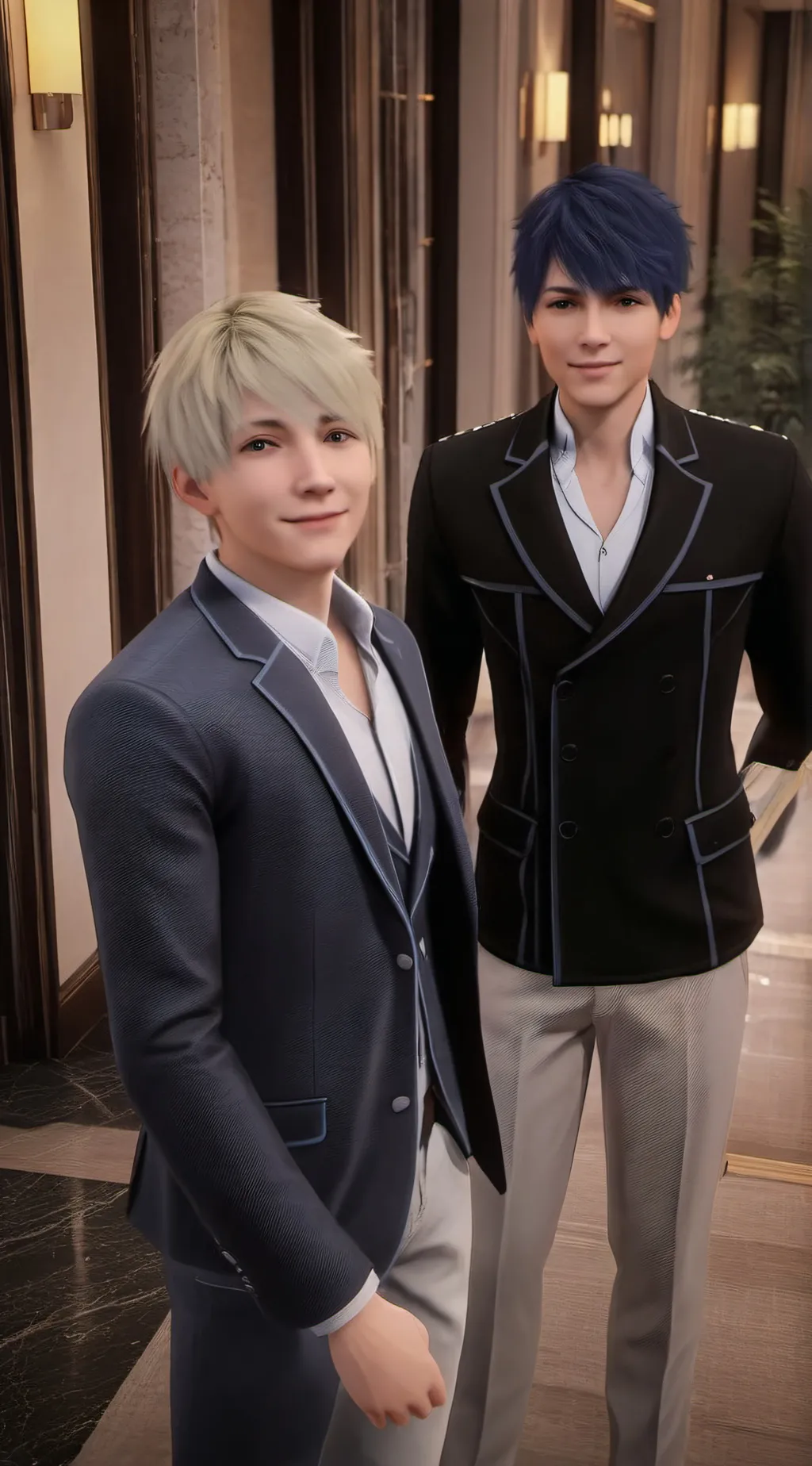 ai character: Sam & Colby background