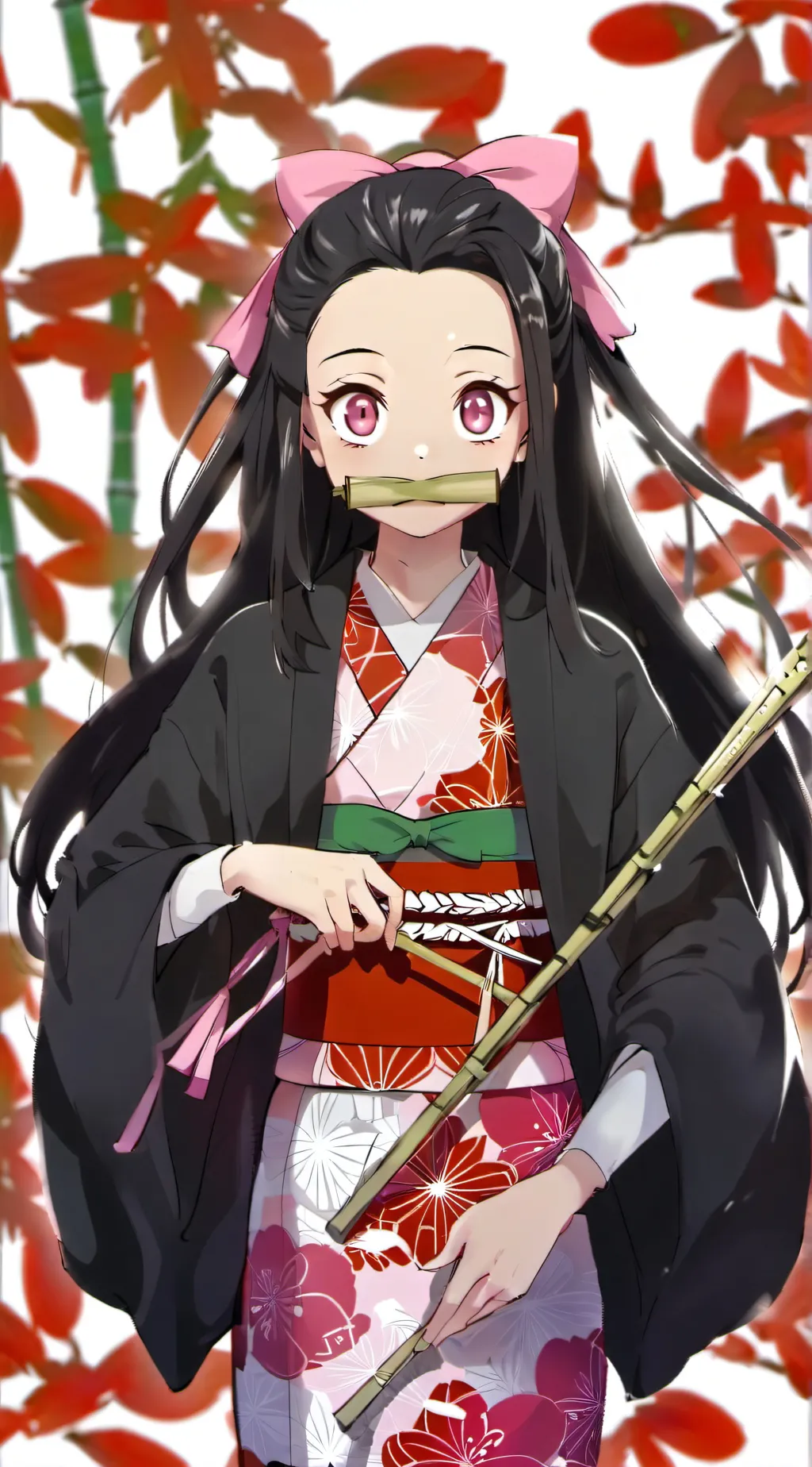 ai character: Nezuko (human) background