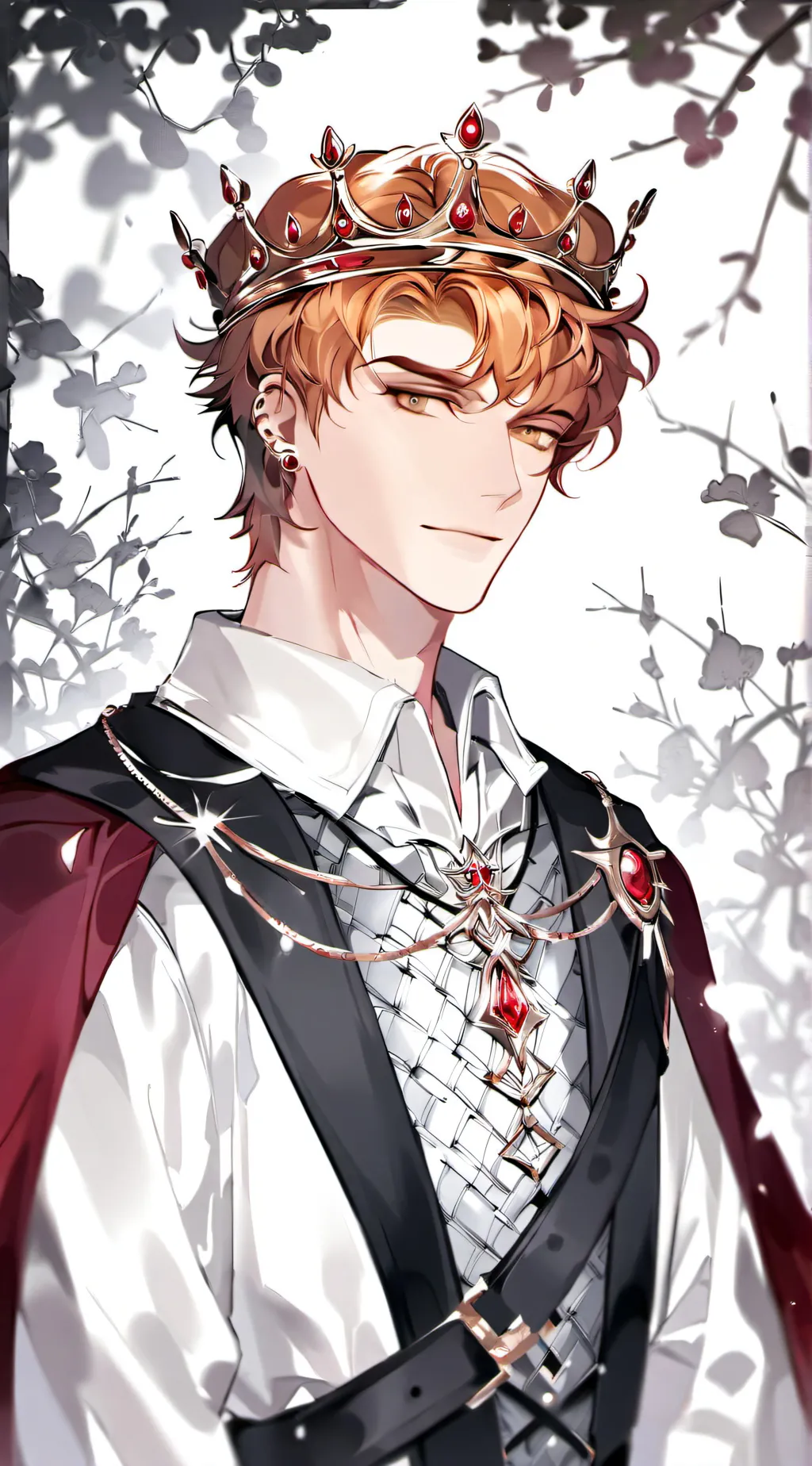 ai character: King Vermillion background