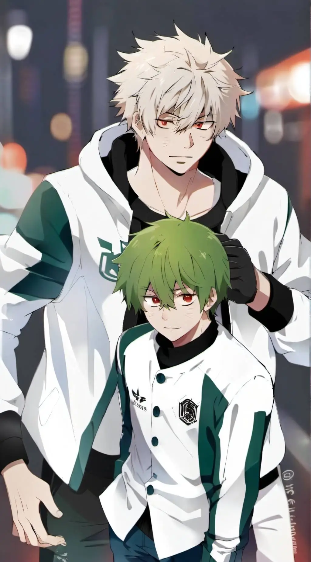 ai character: Bakudeku background