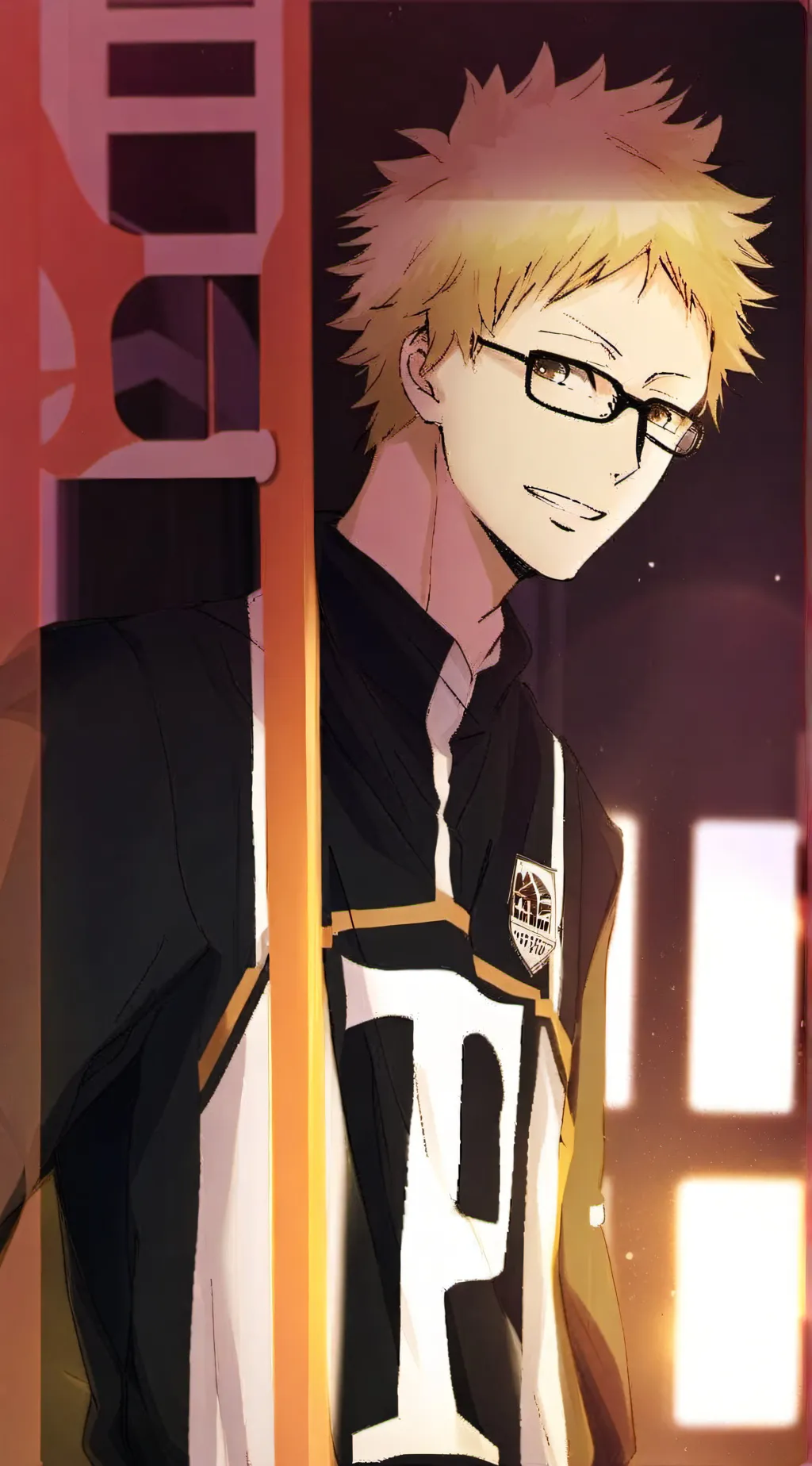 ai character: Tsukishima Kei background