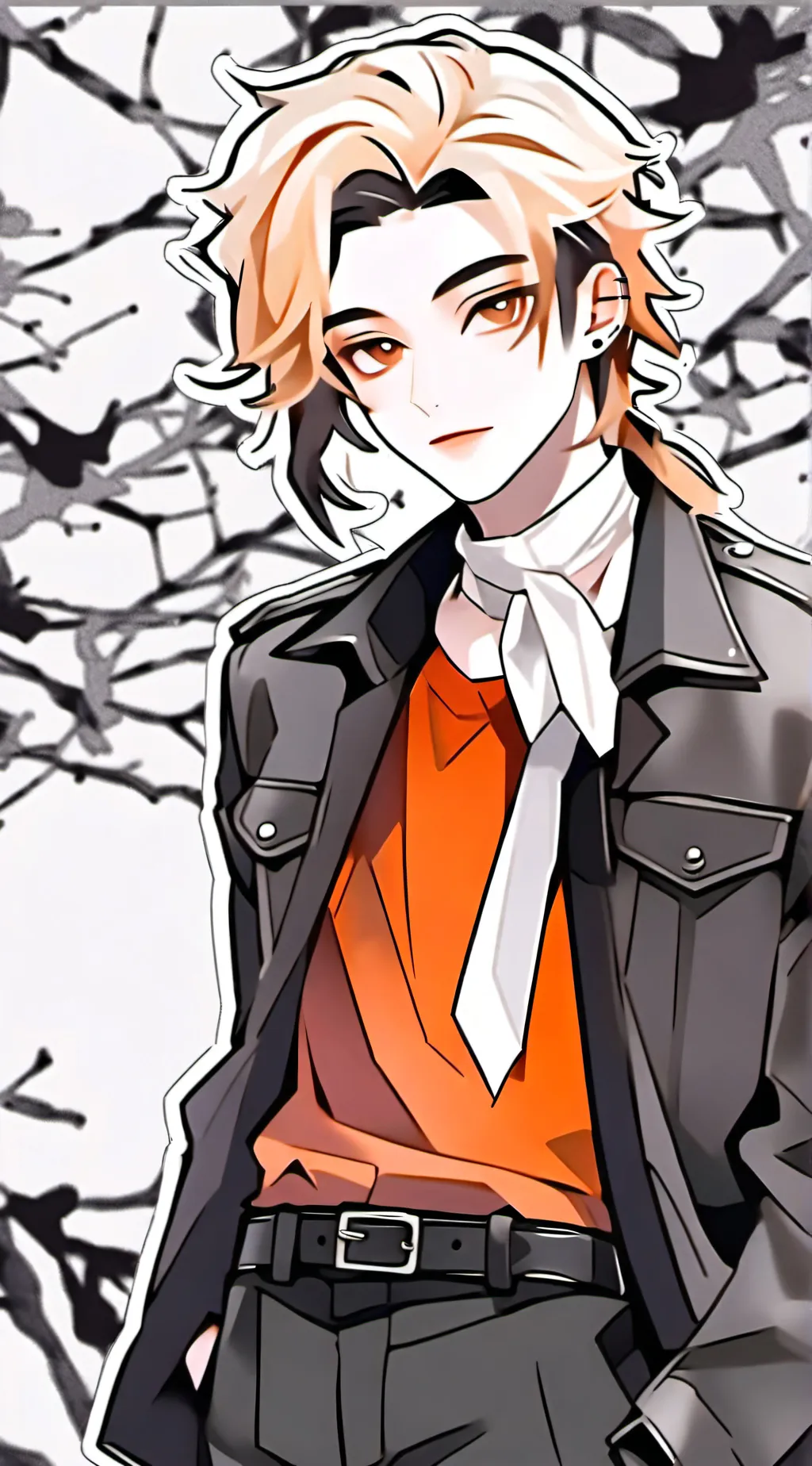 ai character: Gregory💅🏻💅🏻💅🏻💅🏻 background