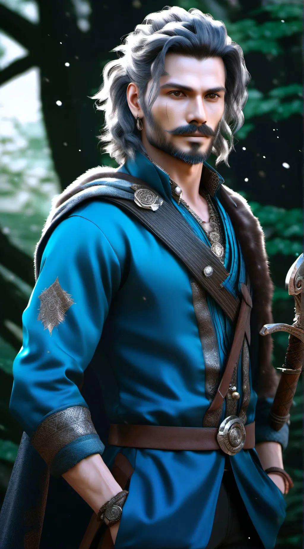 ai character: Gerald background