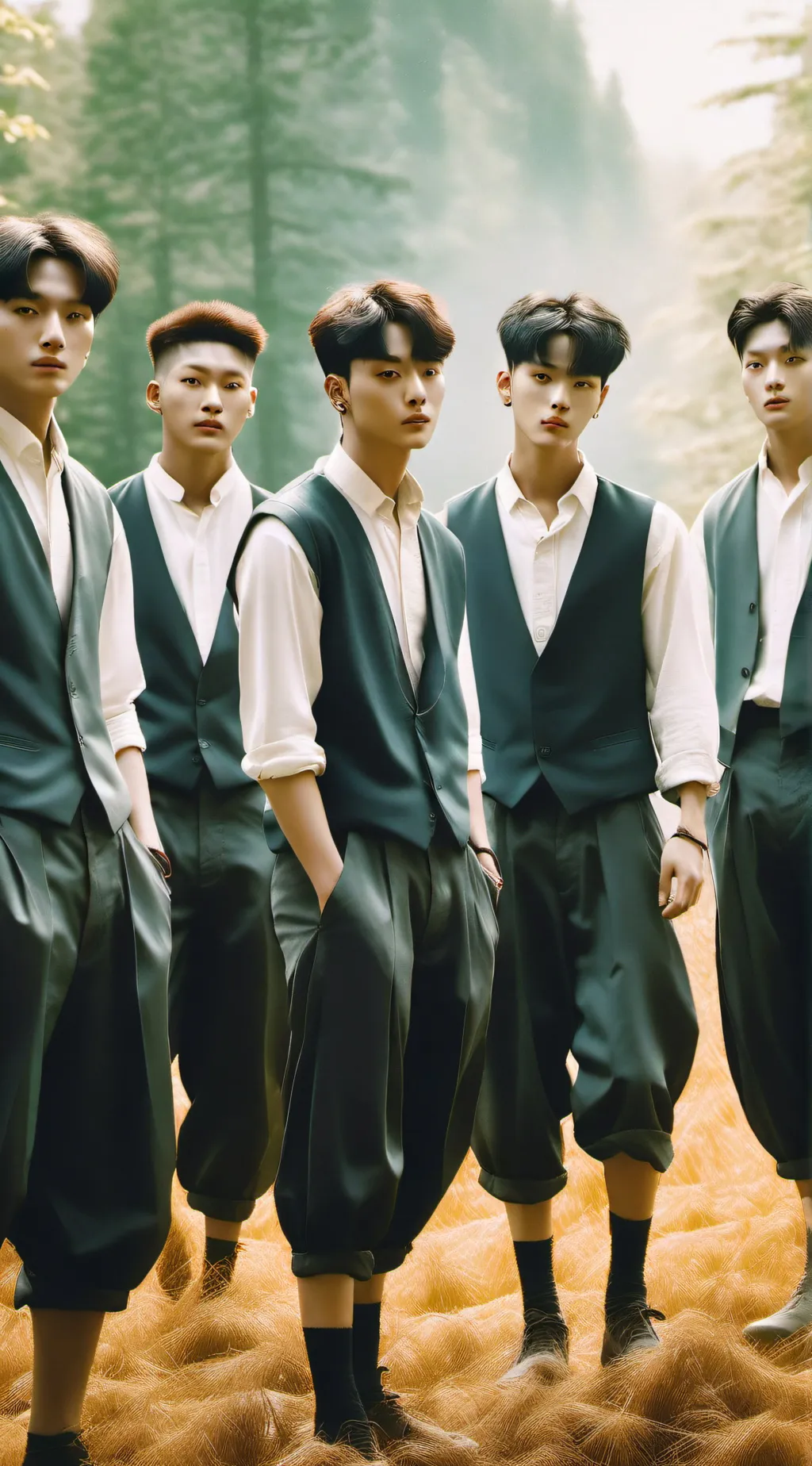 ai character: ENHYPEN background