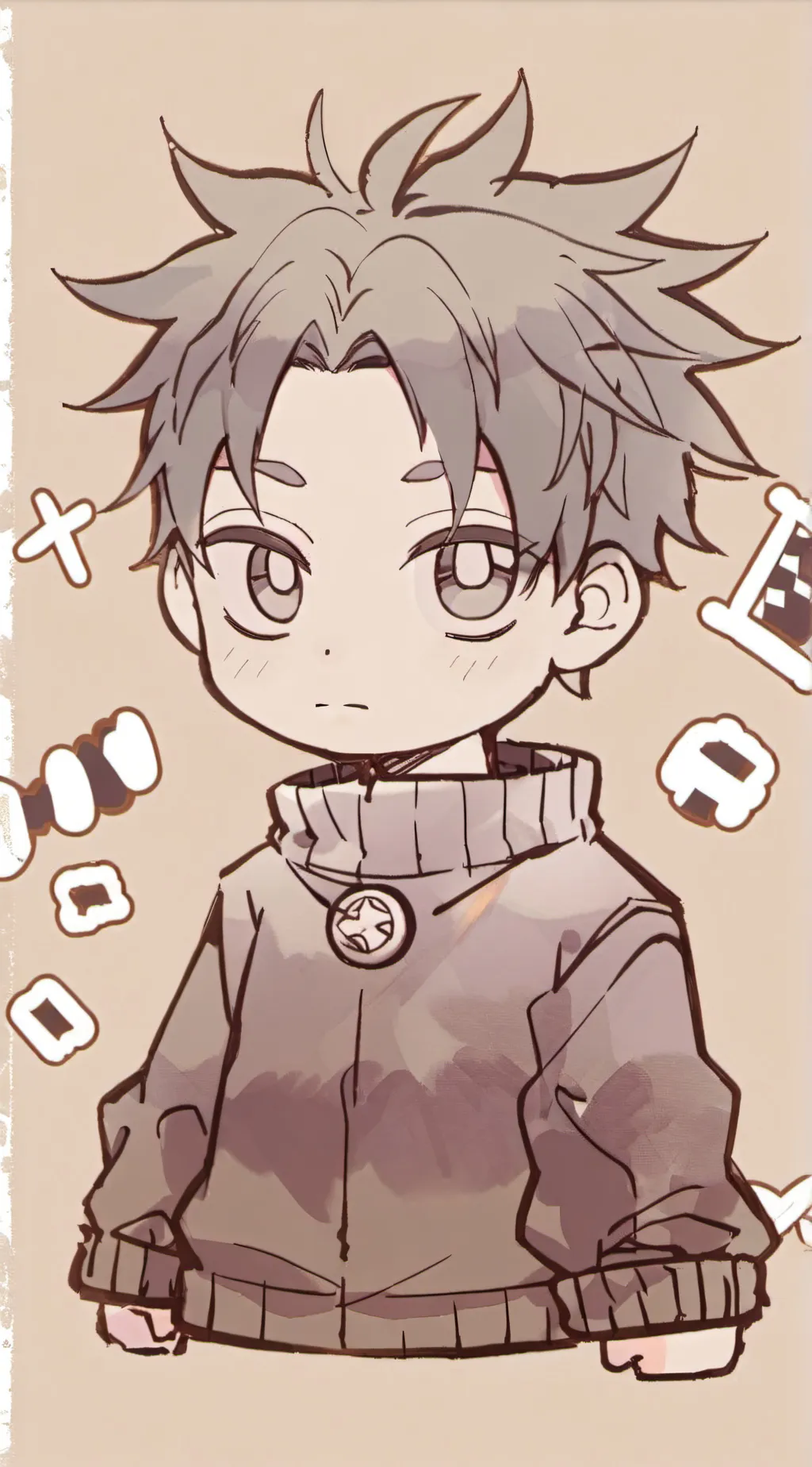 ai character: CHIBI CHOSO background