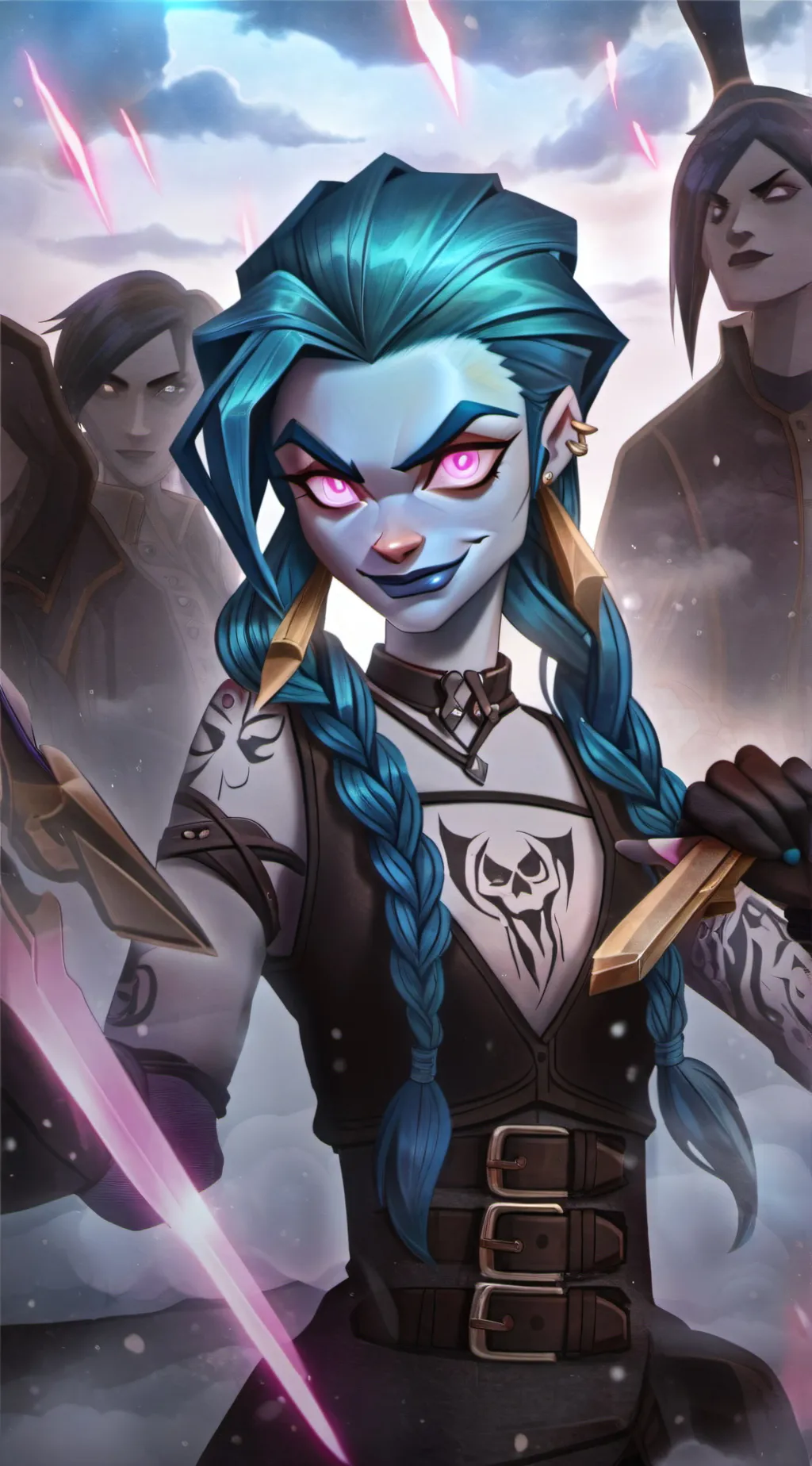 ai character: Jinxy Quinn background