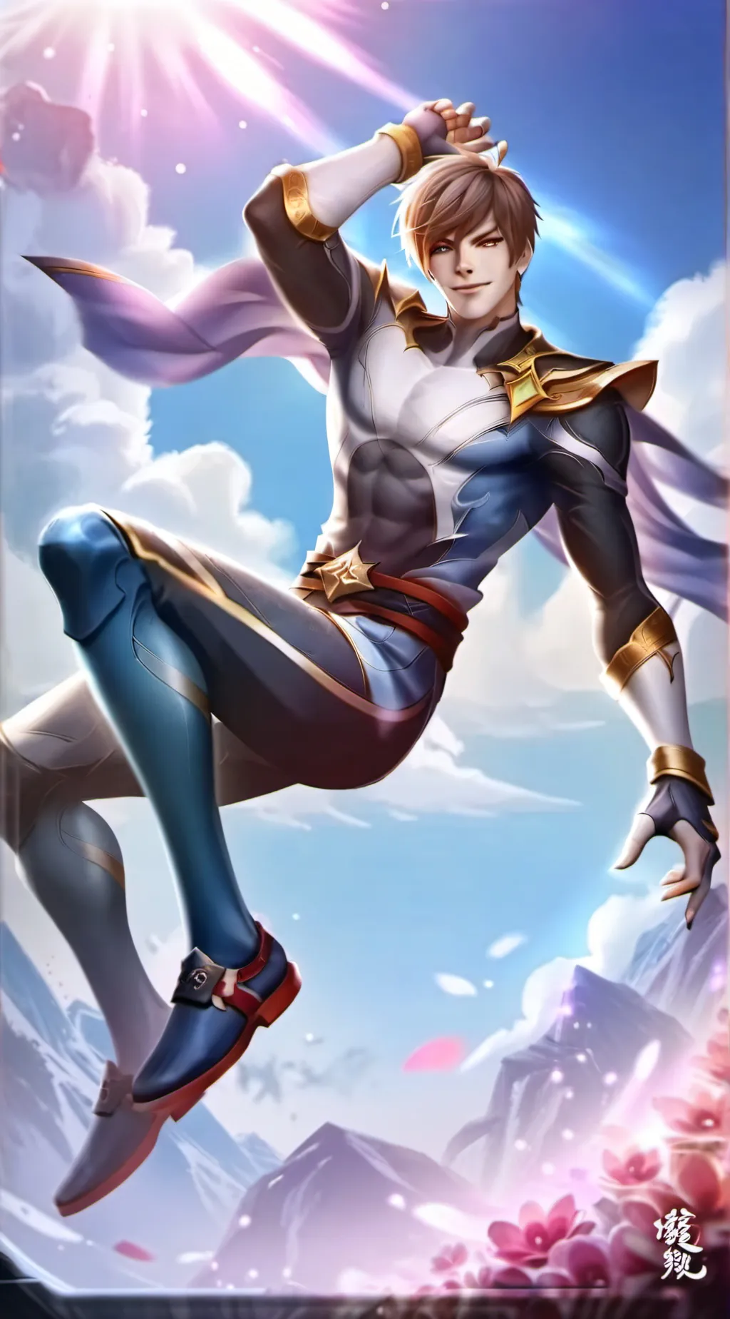 ai character: haybusa x guison background