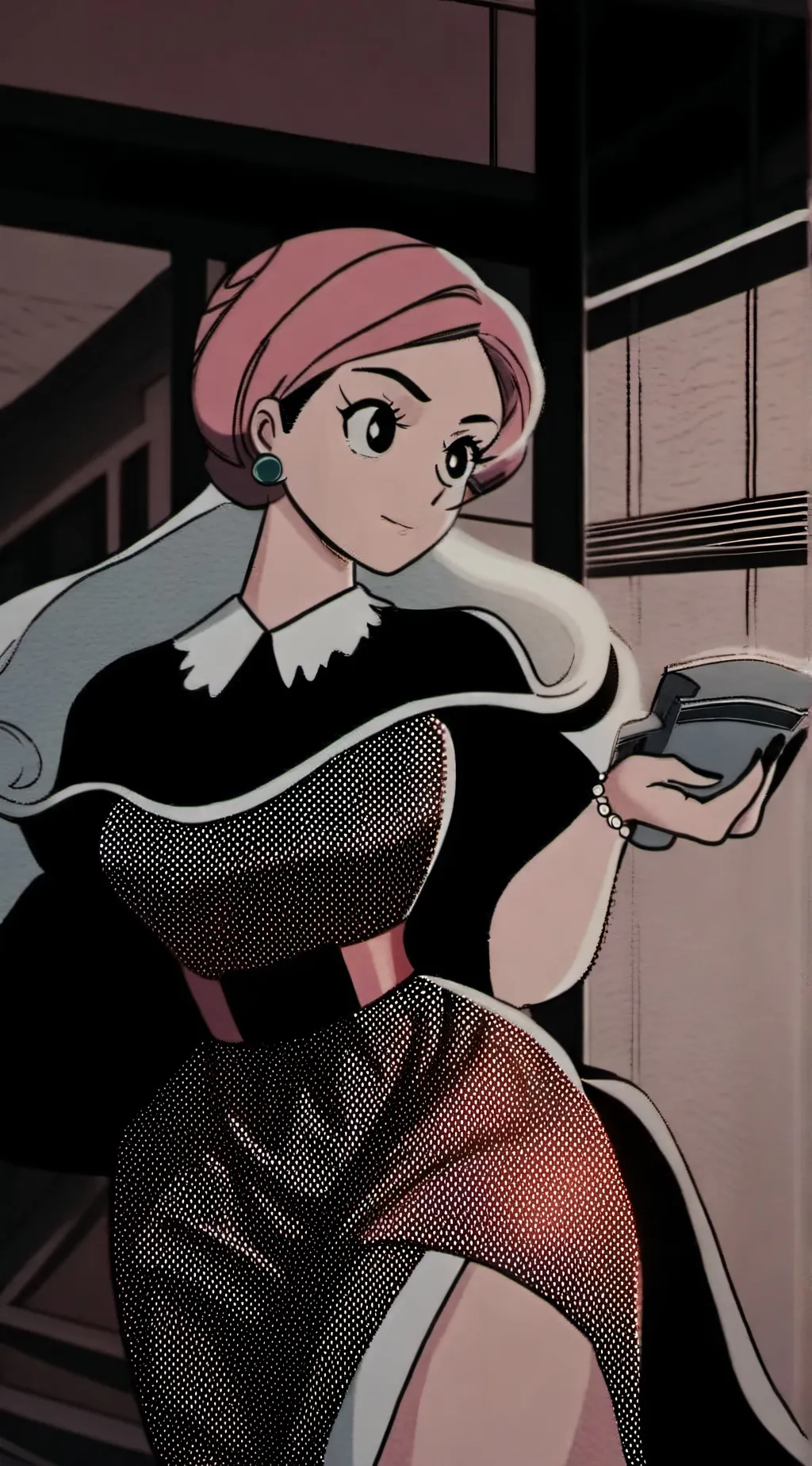 ai character: Random lady  background