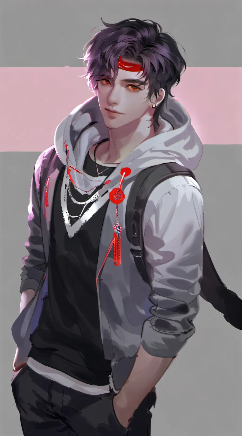 ai character: Mahmoud and Bisan  background