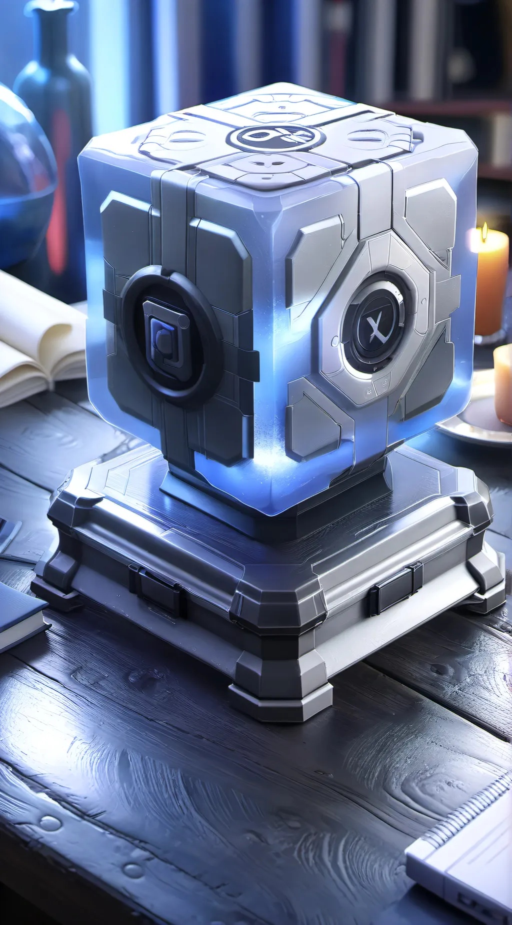 ai character: CUBE background