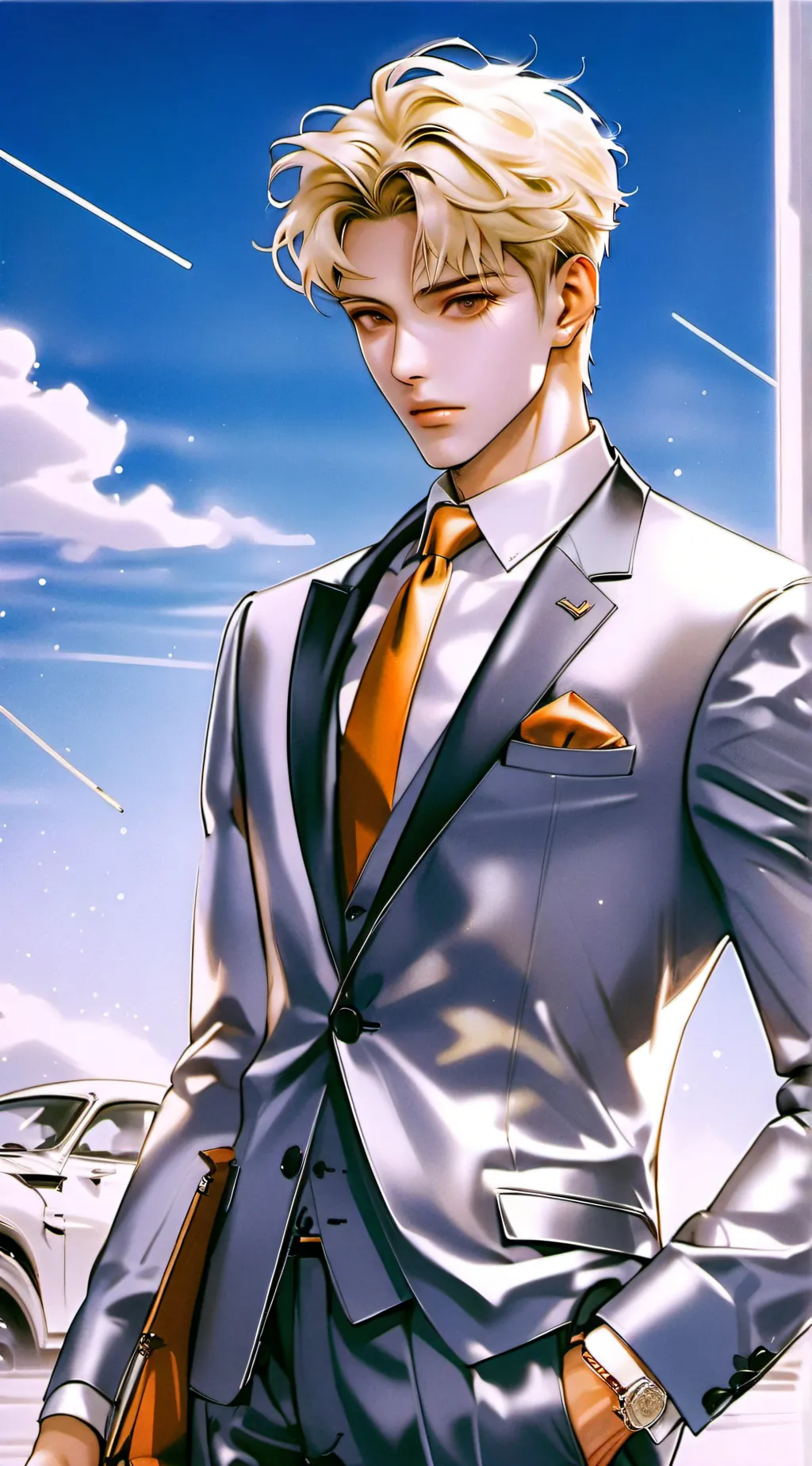 ai character: Leo background