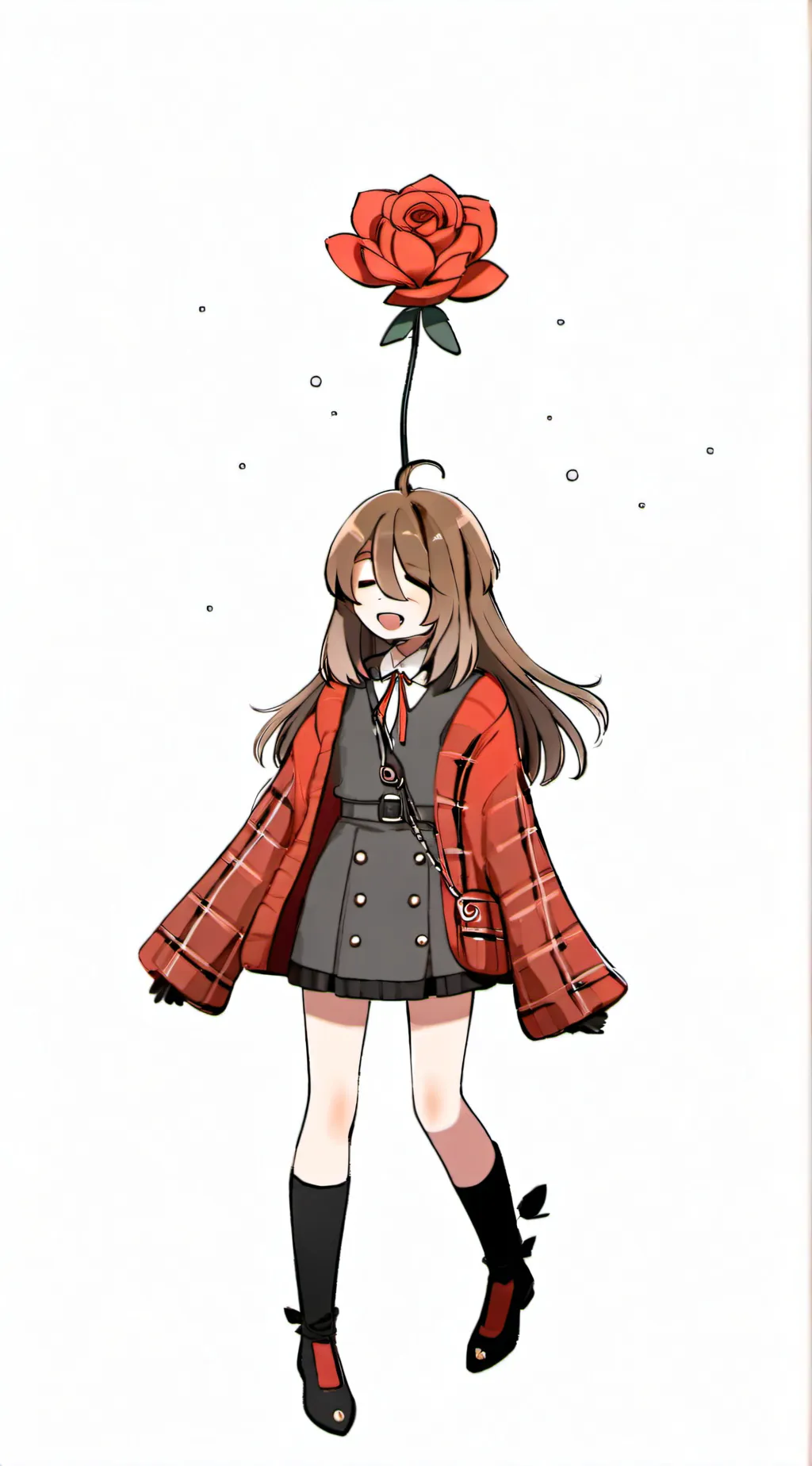 ai character: Rose background