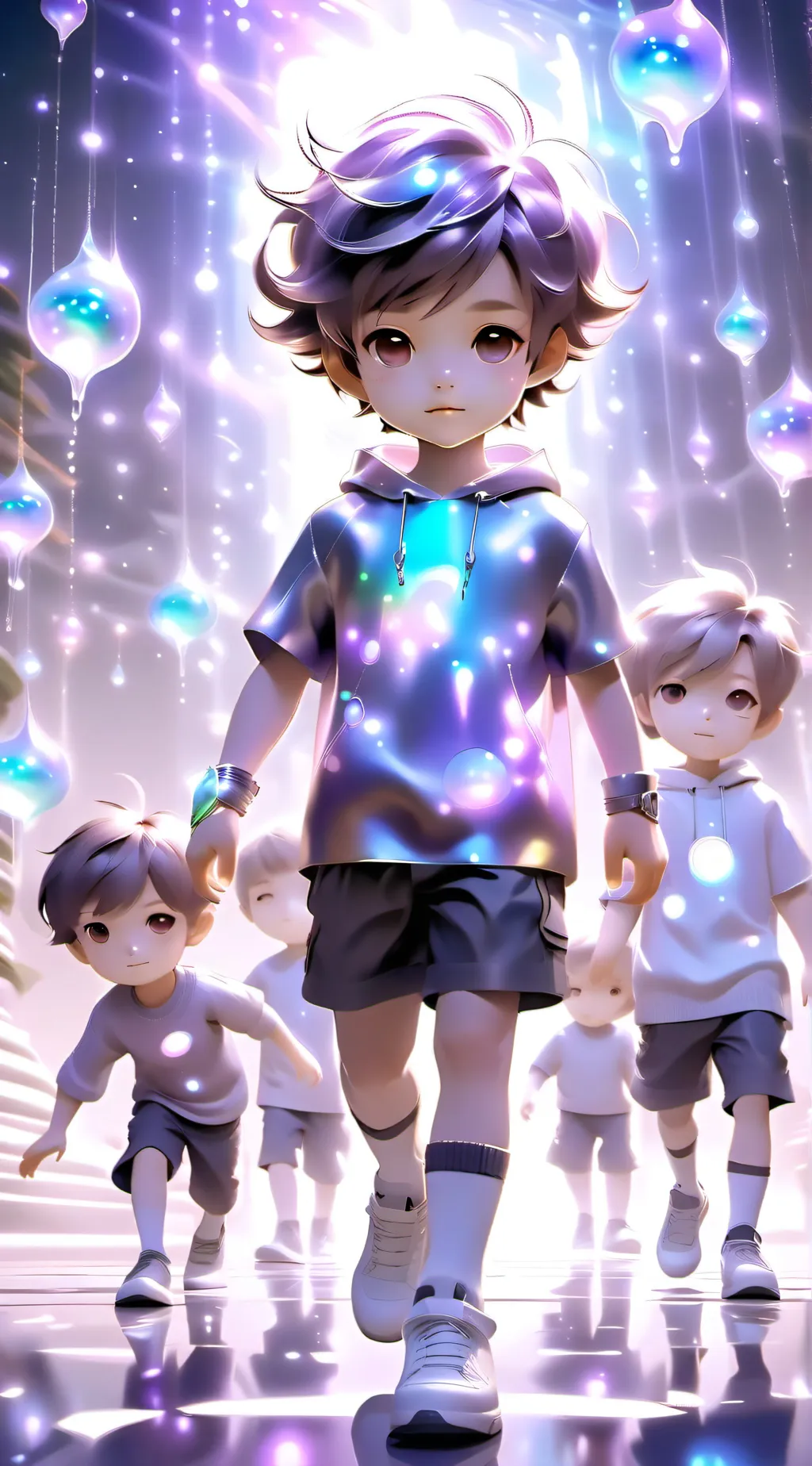 ai character: We can be hero’s  background