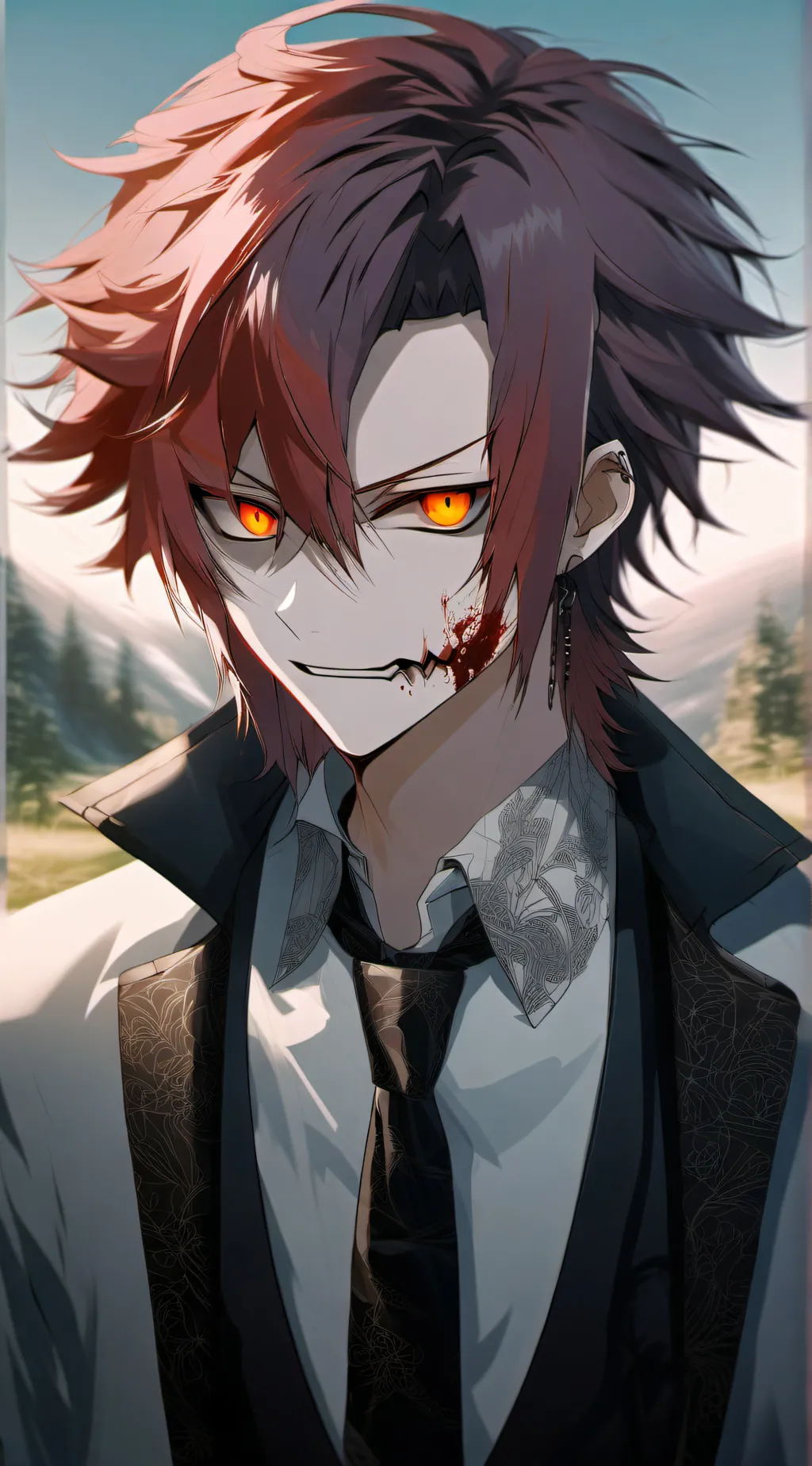 ai character: laito × Ayato  background