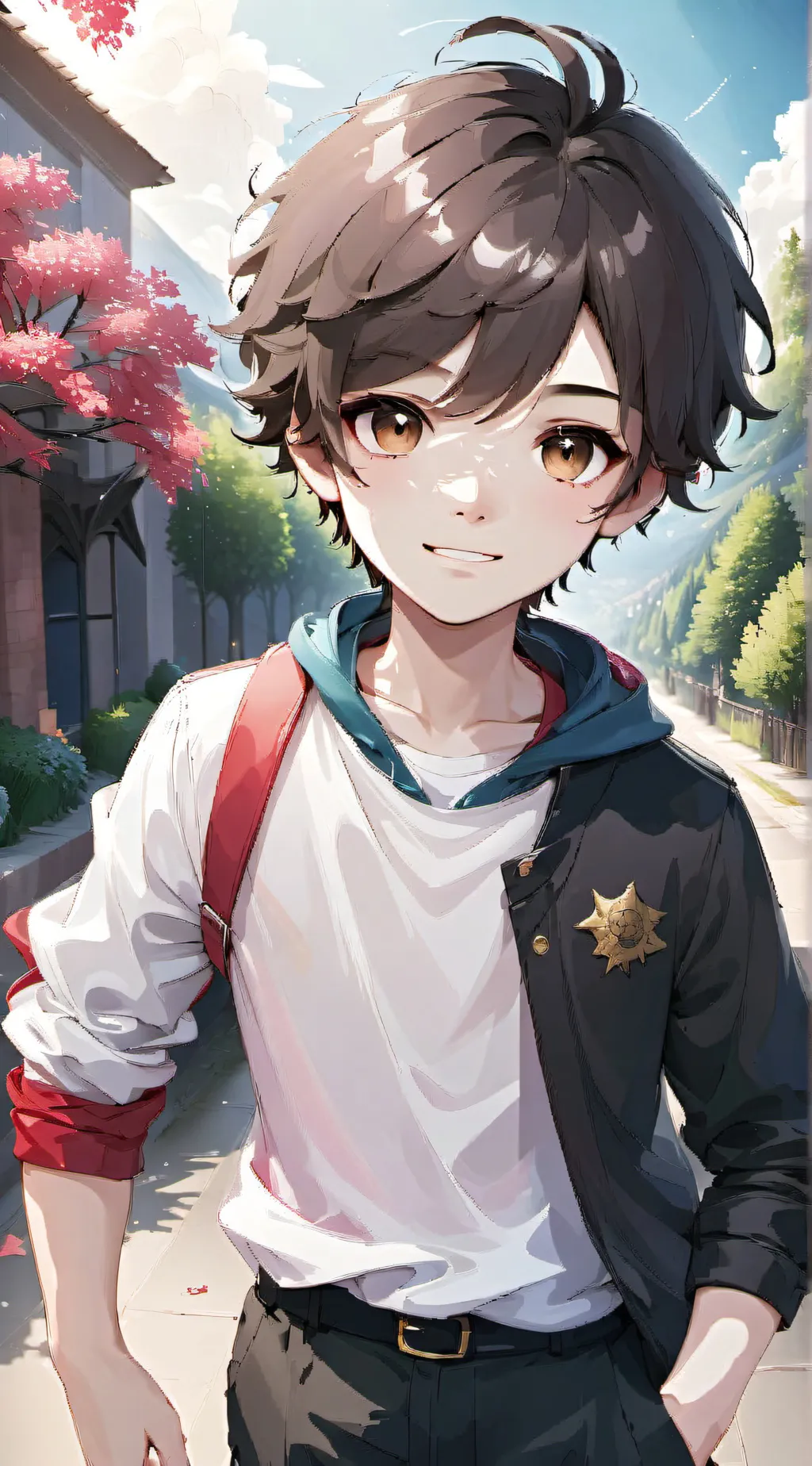 ai character: Ethan  background