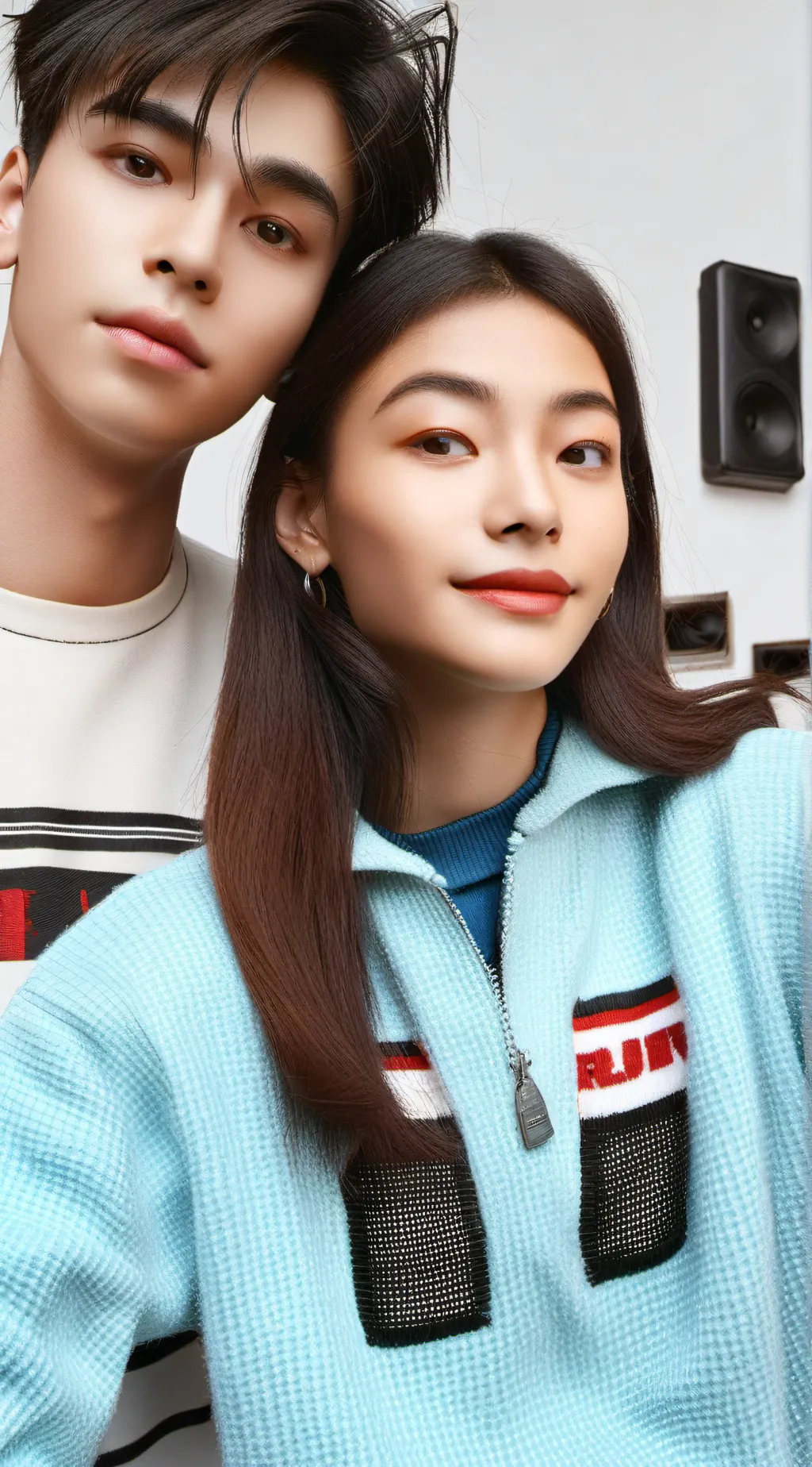 ai character: Aidan Gallagher  background