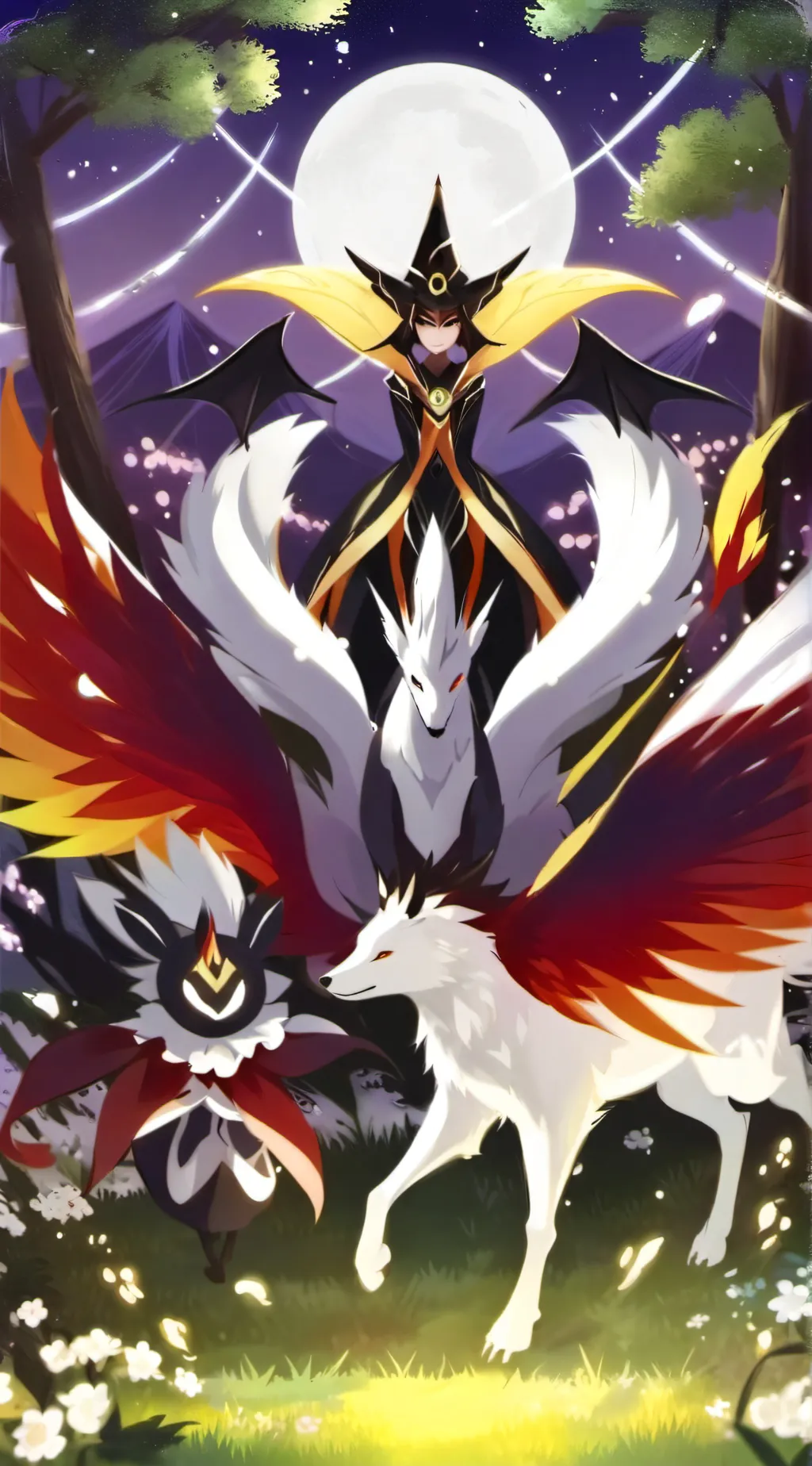 ai character: eeveeloutions background