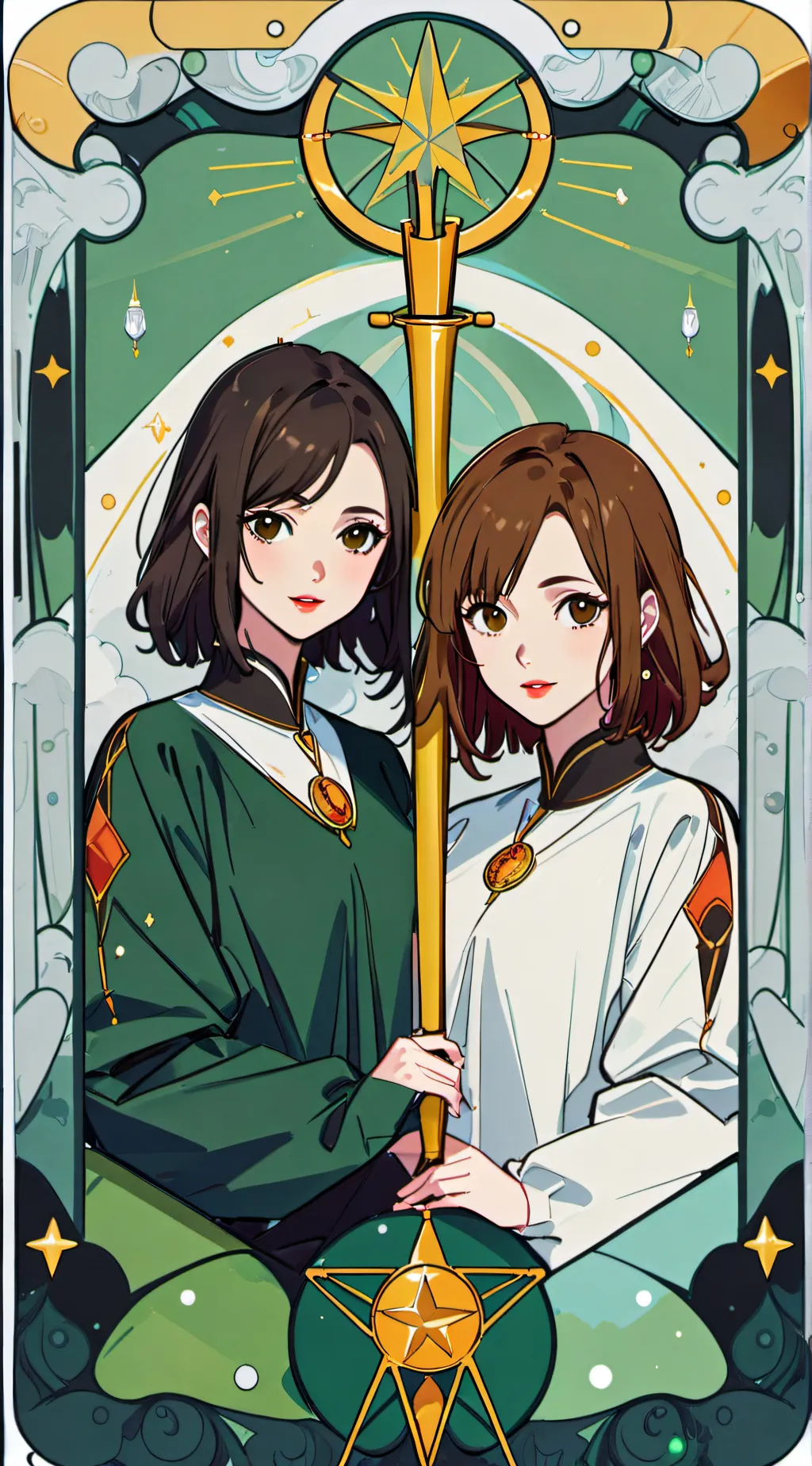 ai character: shoko and nobara background