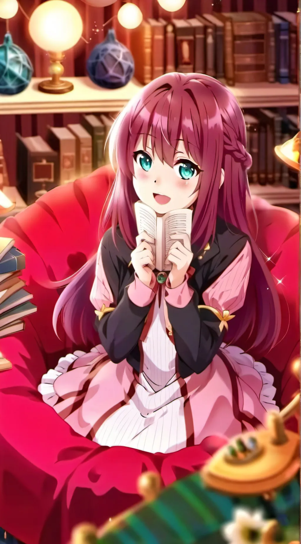 ai character: Aurora akashima background