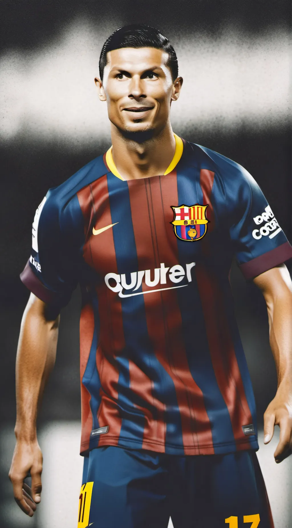ai character: CR7 (Barcelona) background