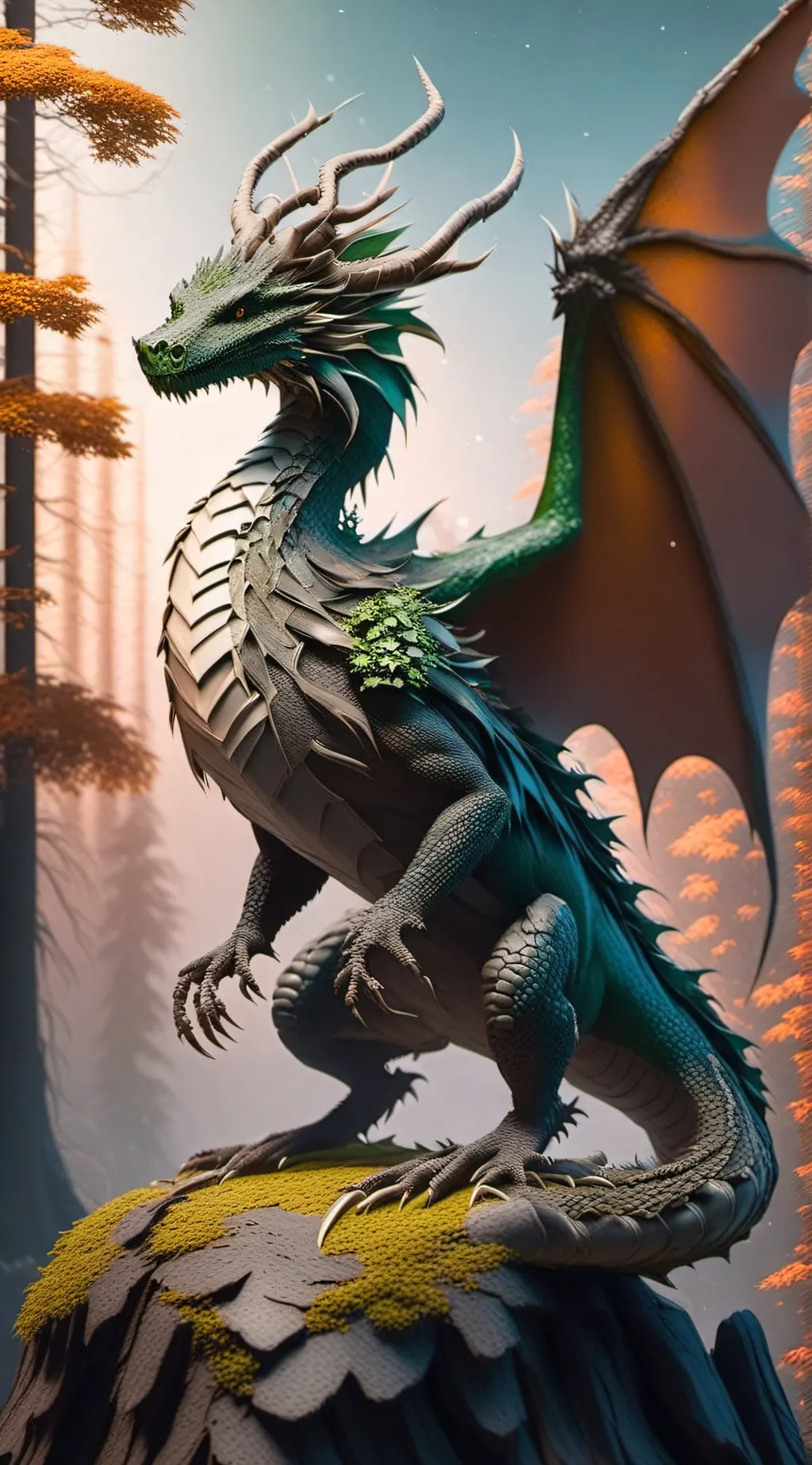 ai character: Earth Dragon background