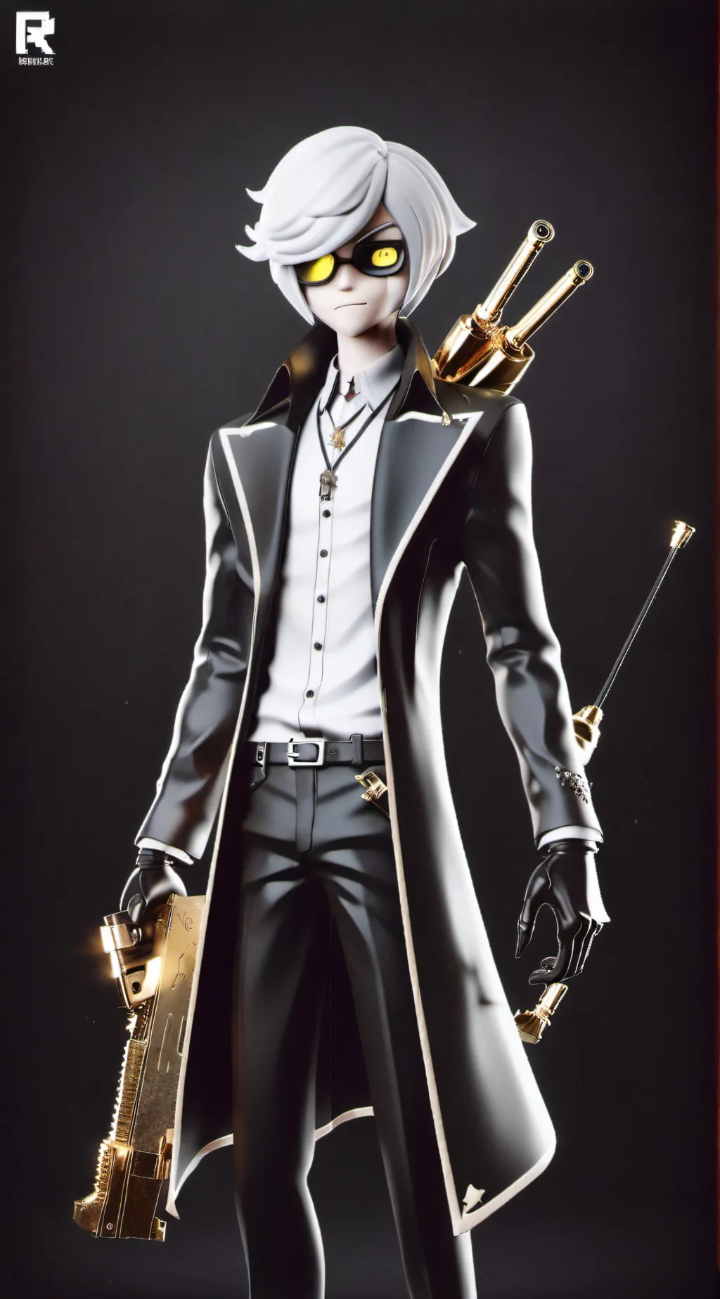 ai character: N grom md background