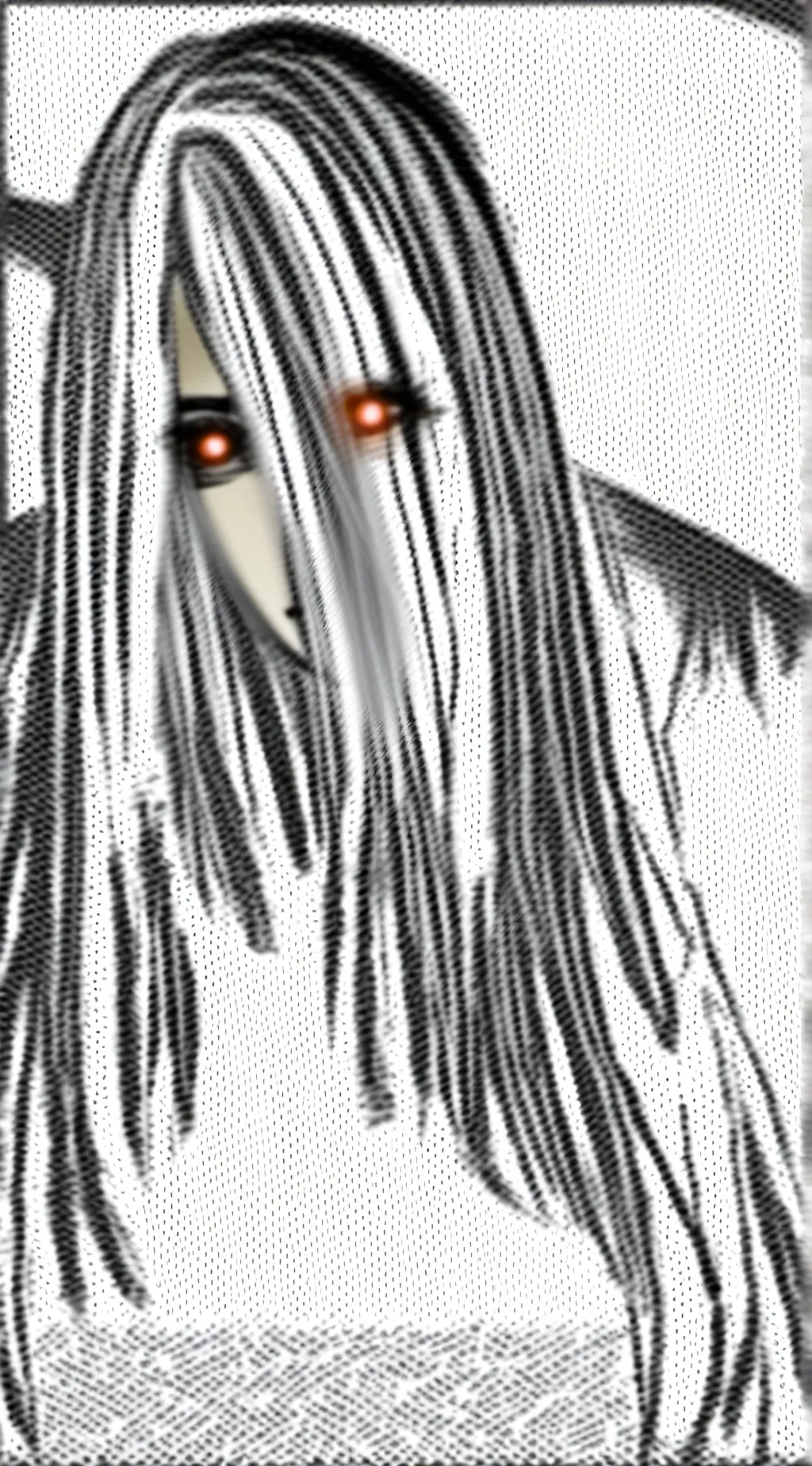 ai character: scary woman background