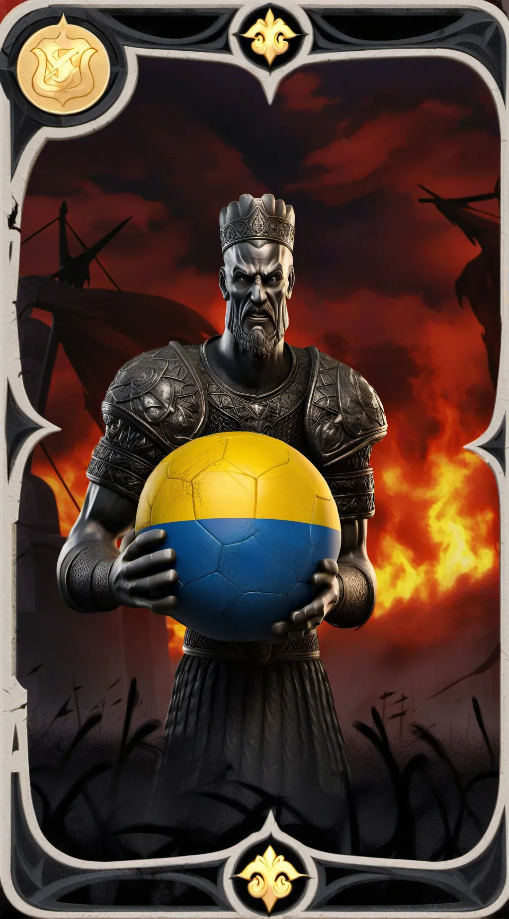 ai character: Ukraine  background