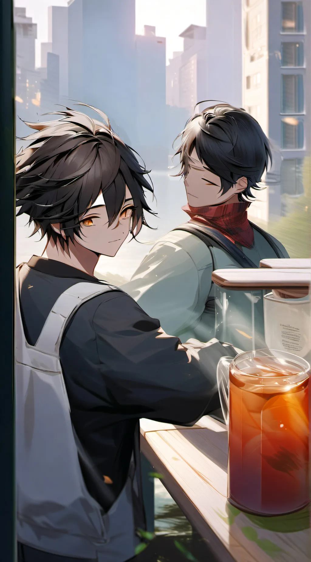 ai character: SimonXLandon😏 background