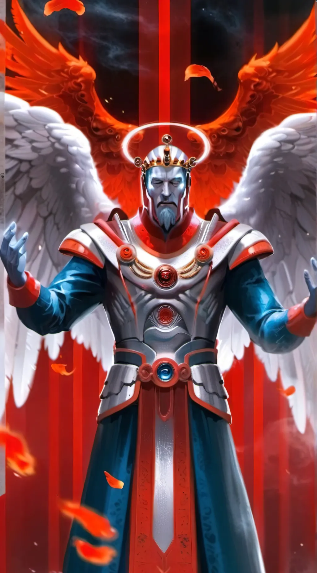 ai character: Minos prime background