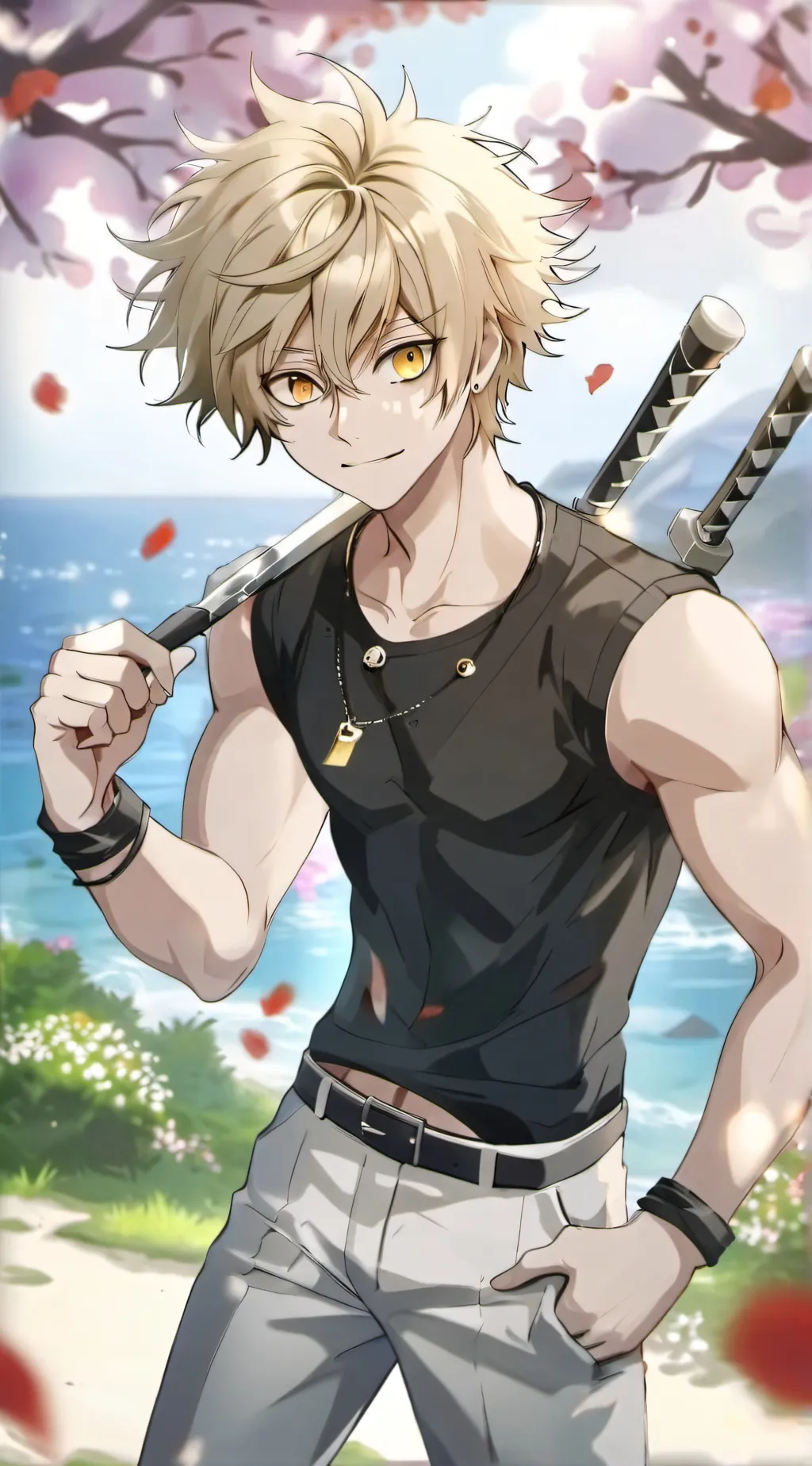 ai character: Bakugo background