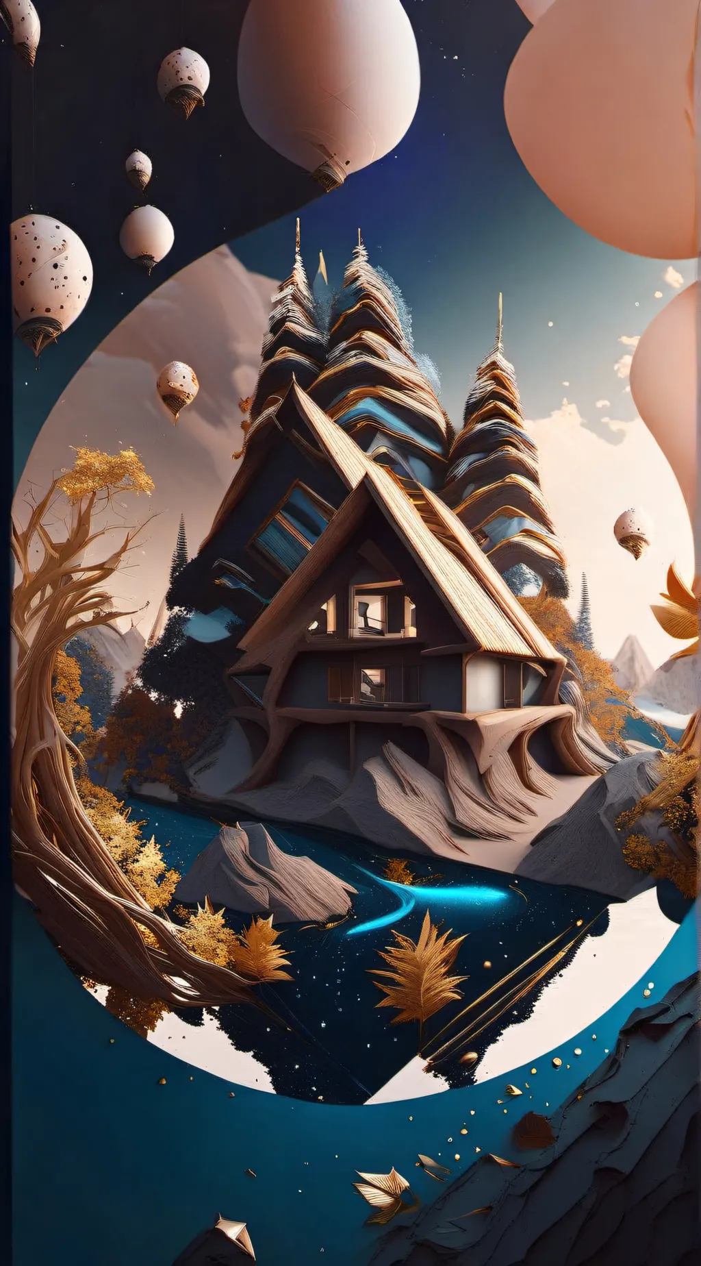 ai character: Solorballs AU!🌎🌑 background