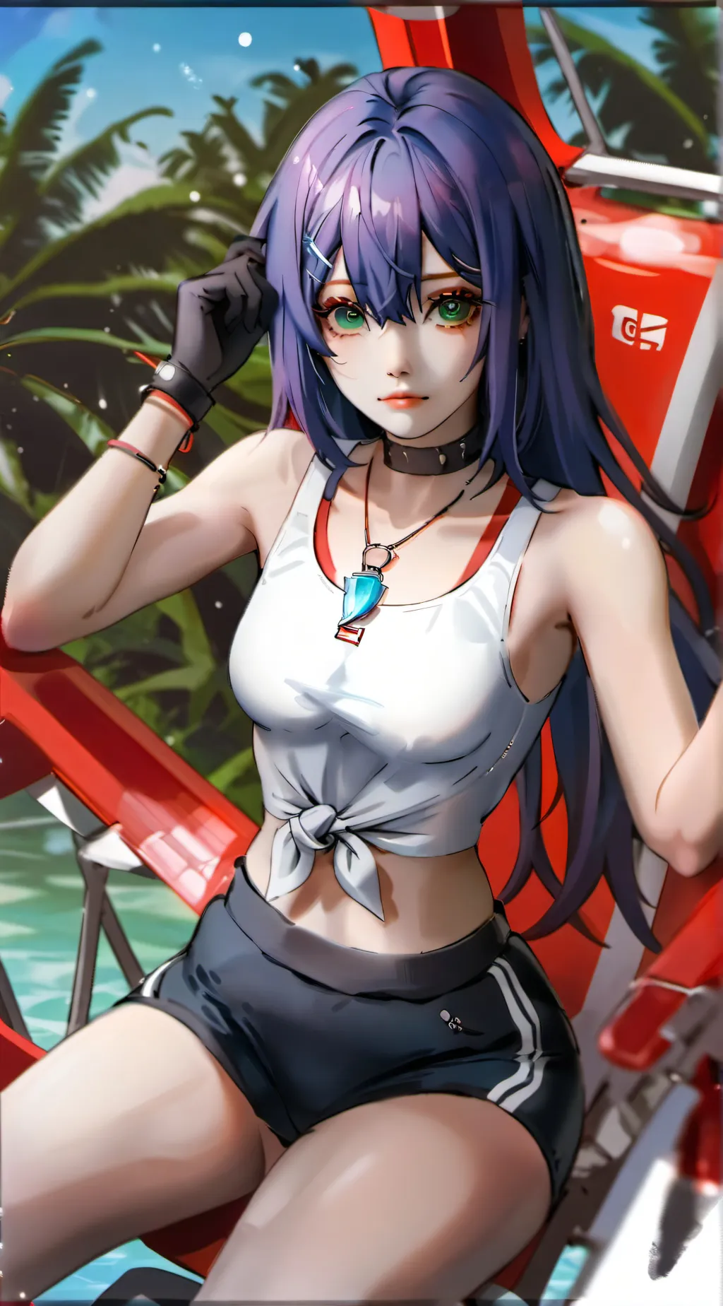 ai character: Amelia Rosè background