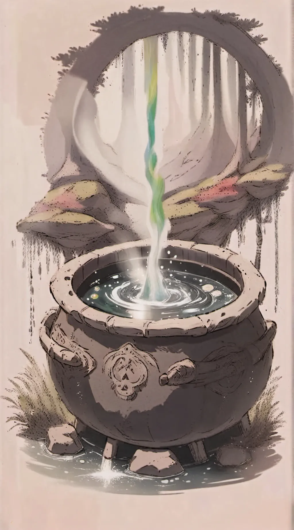 ai character: animal potion background