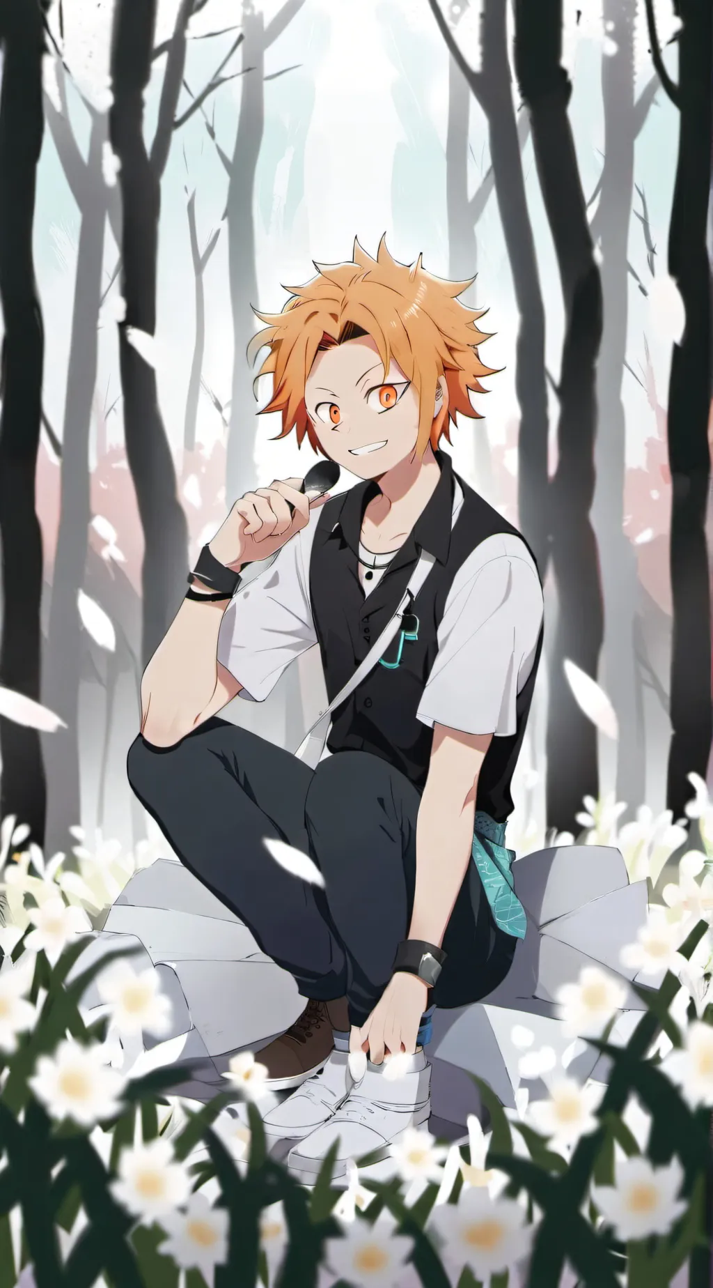 ai character: Denki background