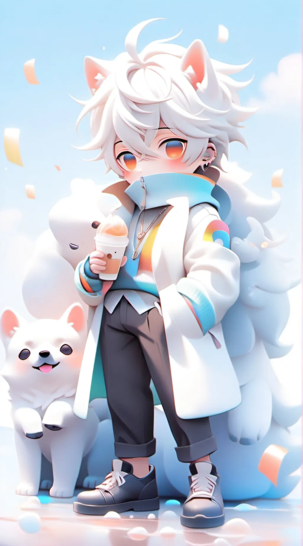 ai character: catnap background