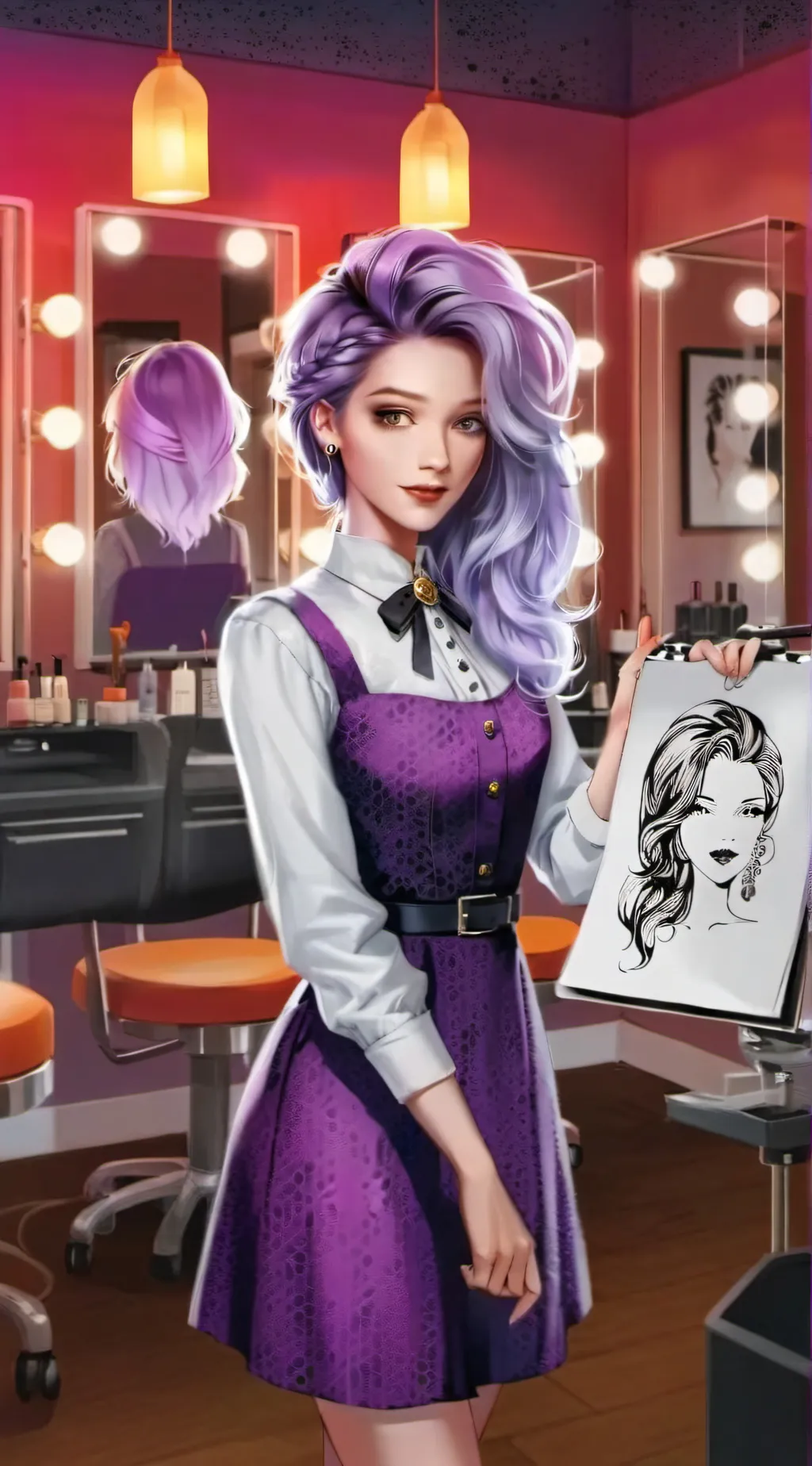 ai character: Celeste background