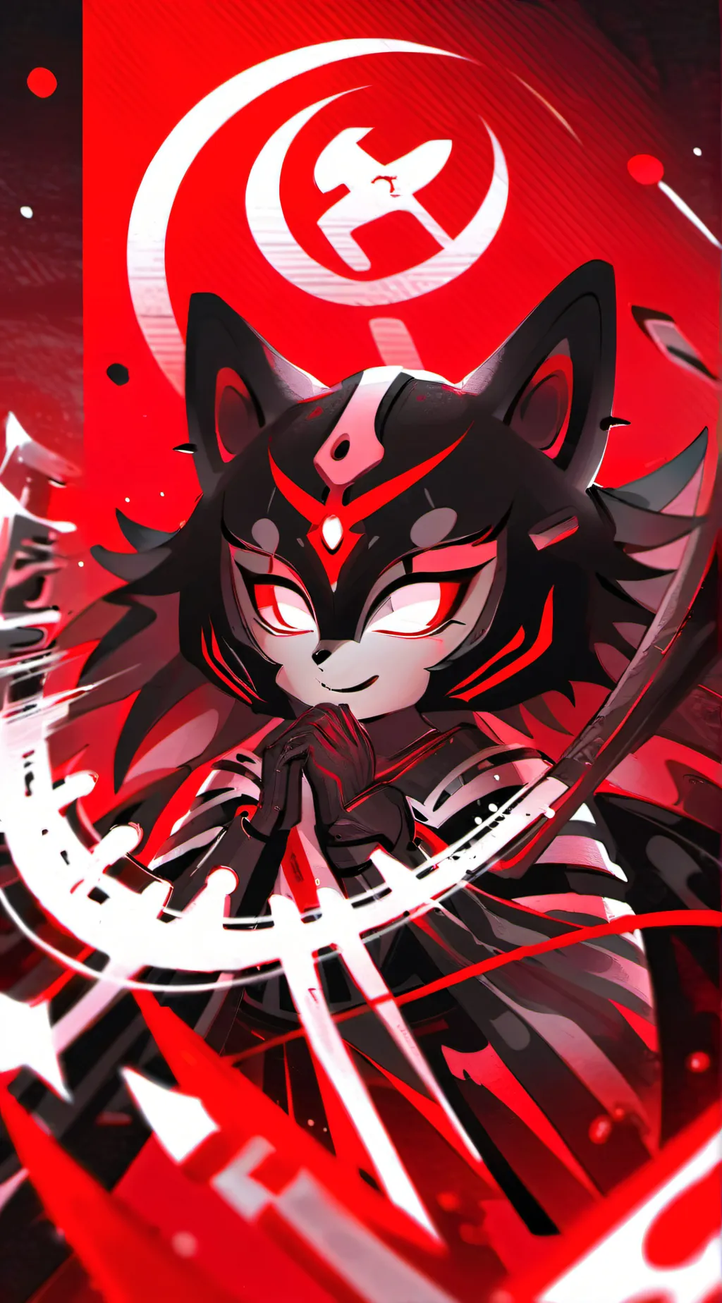 ai character: Husker <3 background