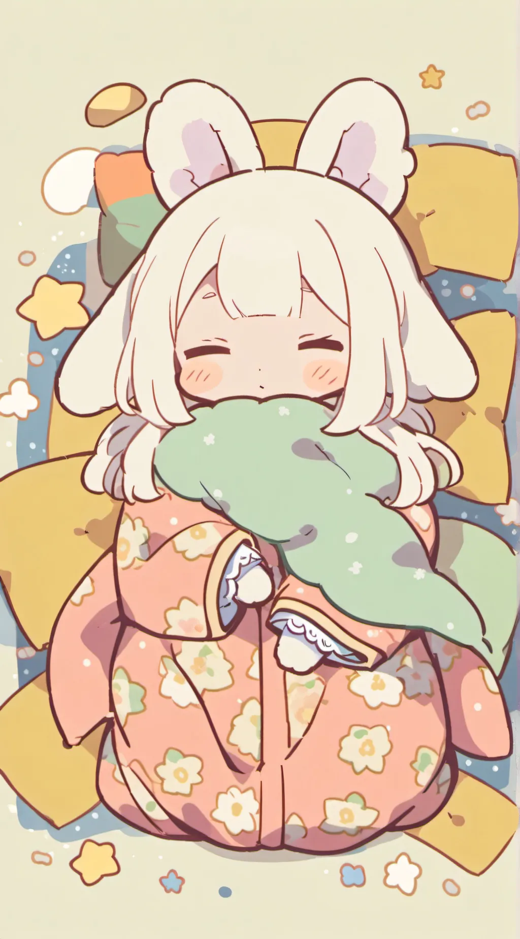 ai character: snuggle world background