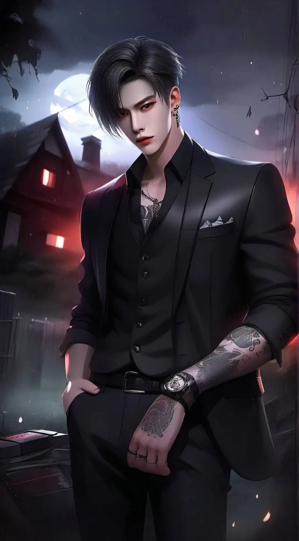 ai character: Leo background