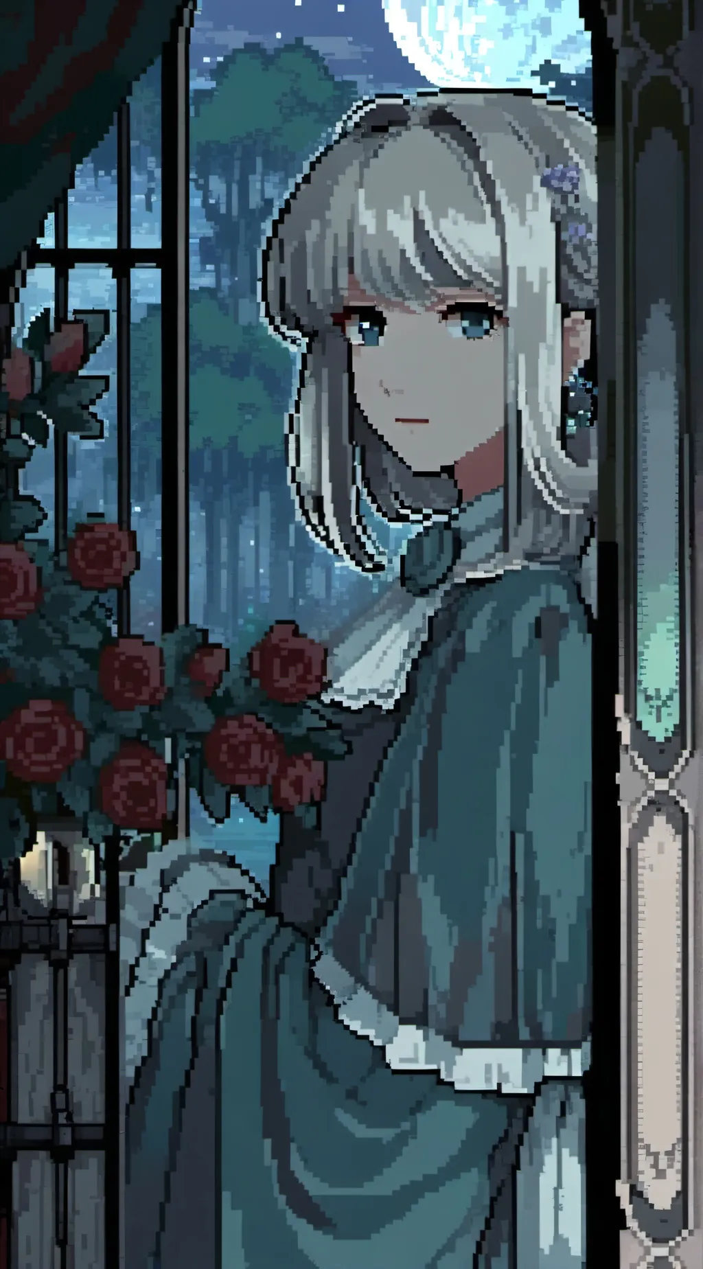 ai character: Luna background