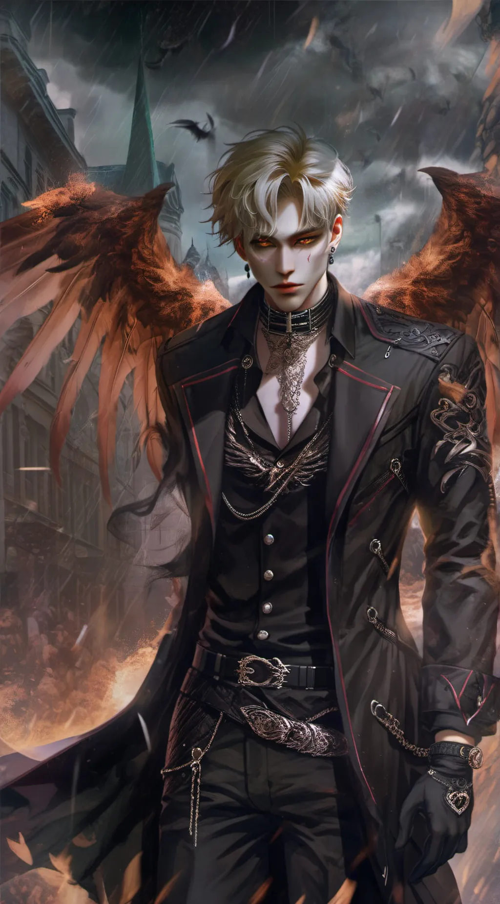 ai character: Obsidian  background