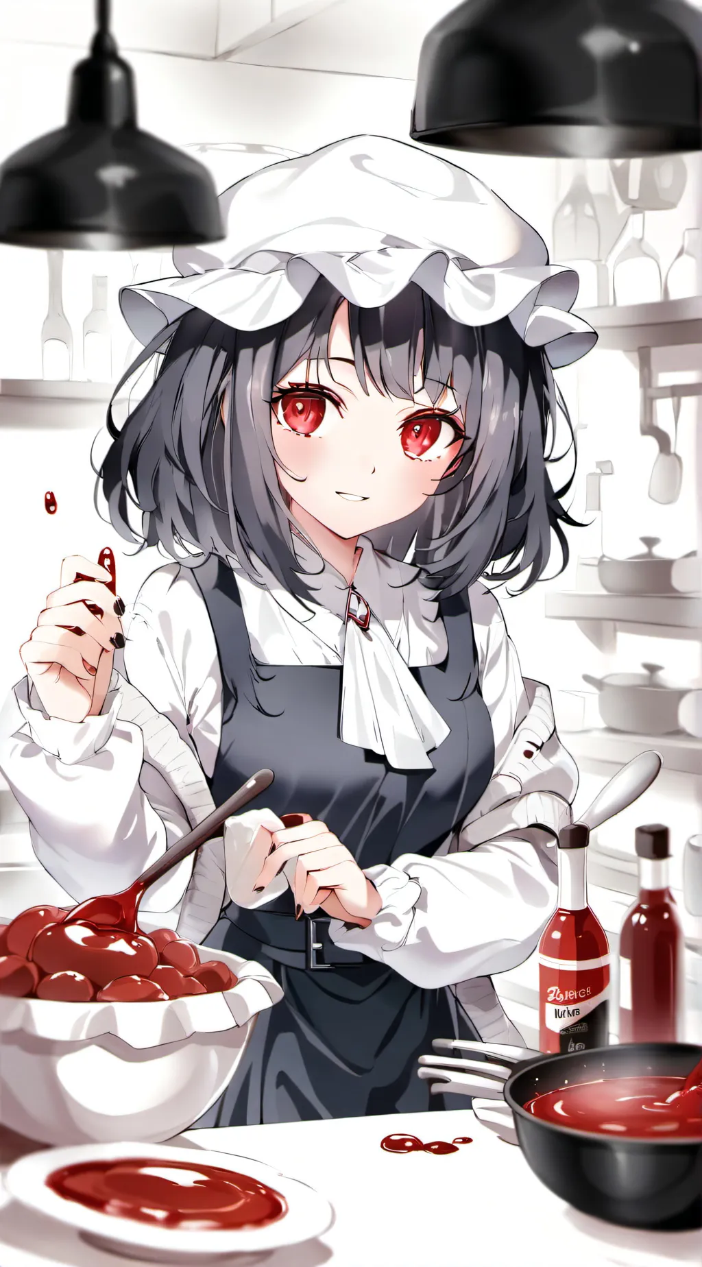 ai character: Sauce battle background