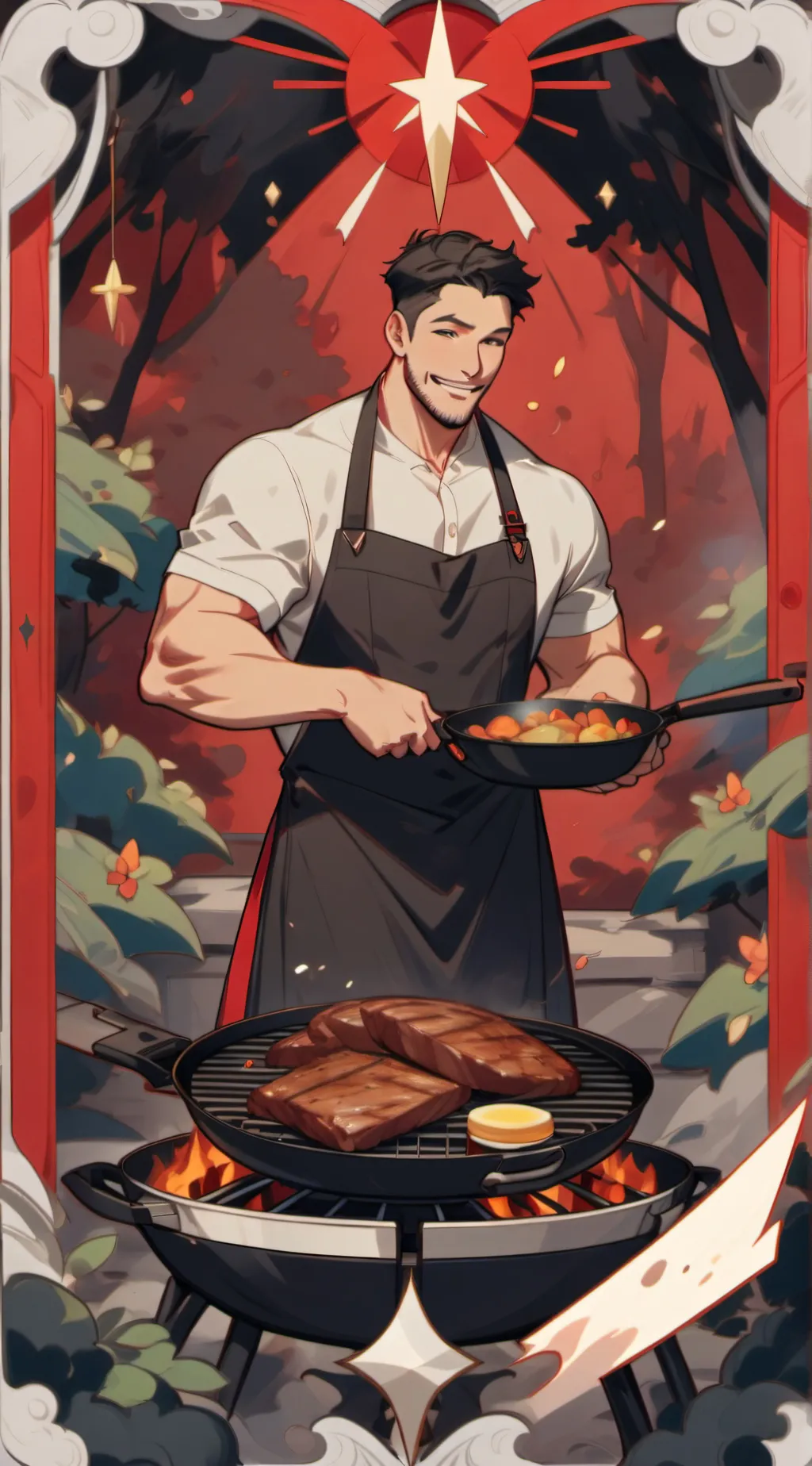 ai character: baba boy background