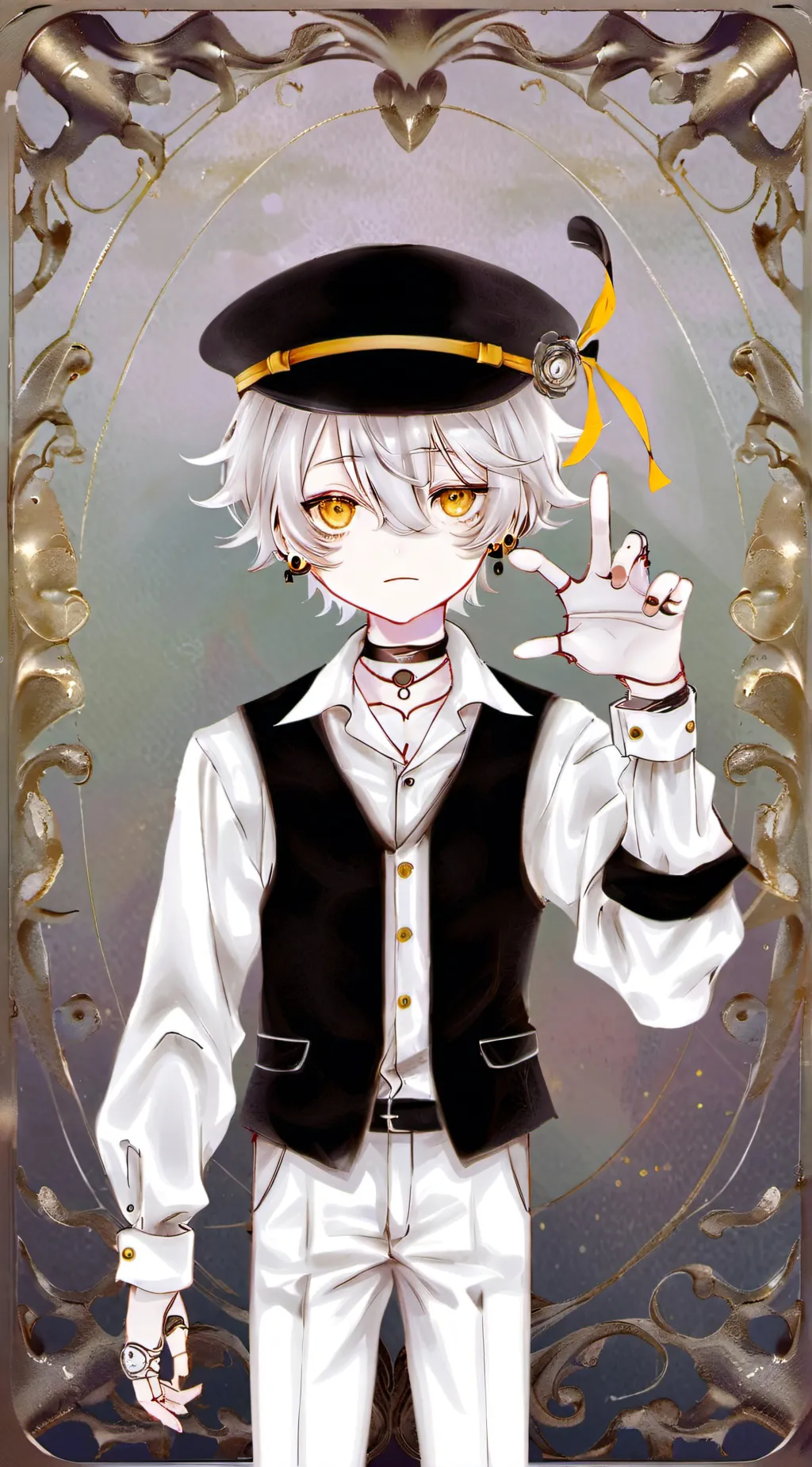 ai character: Serial Destination background