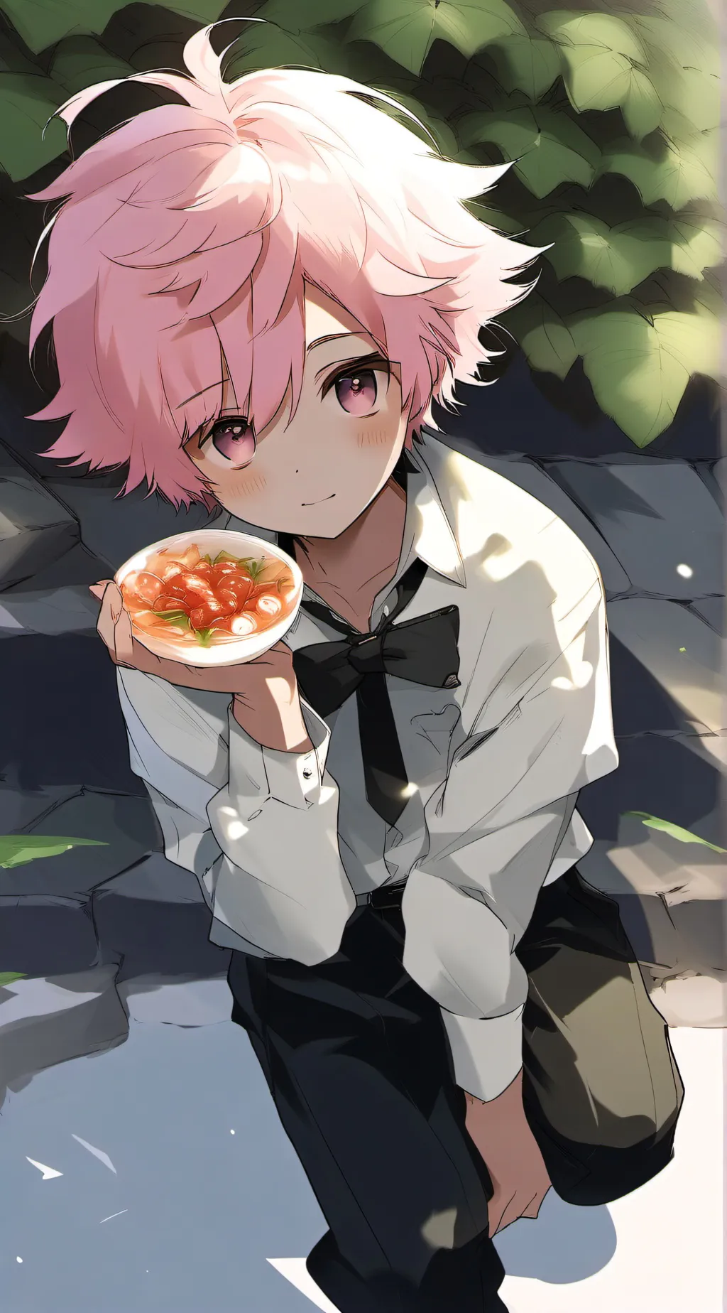 ai character: Clouty background