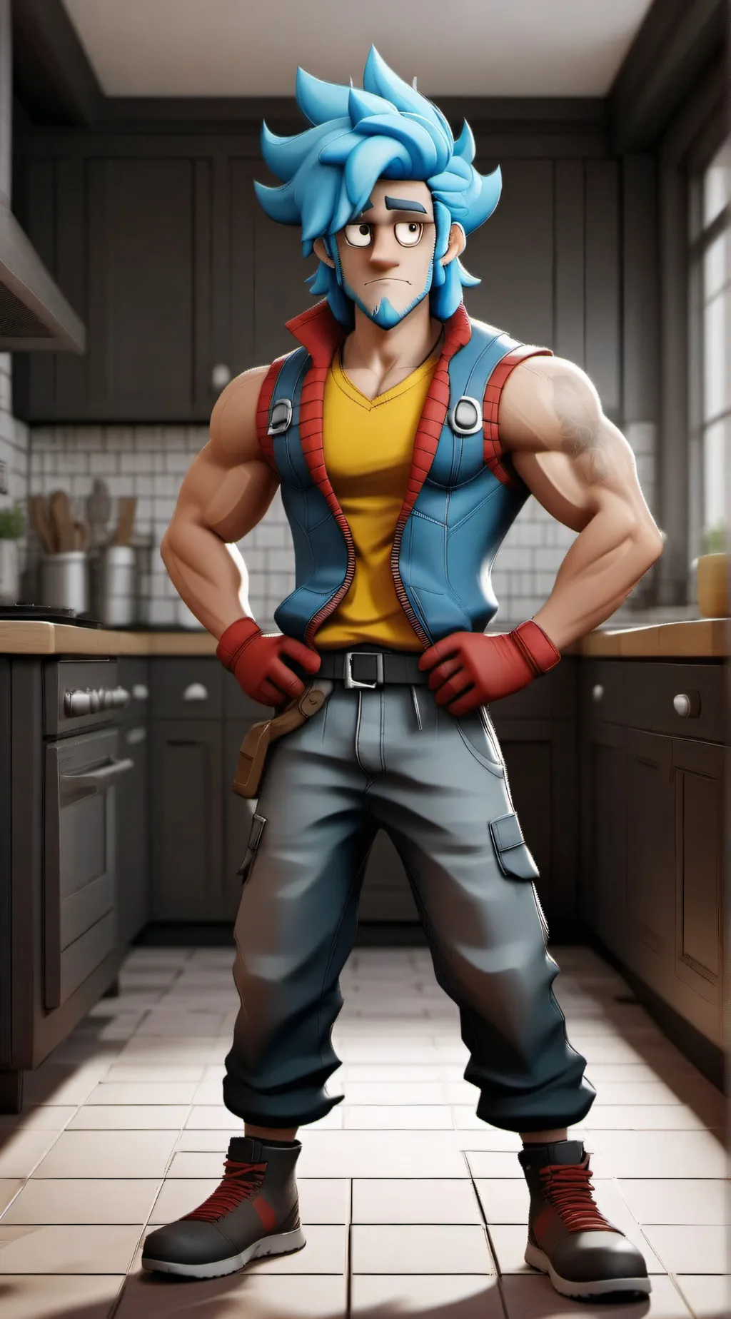 ai character: .[Sunny day jack]. background