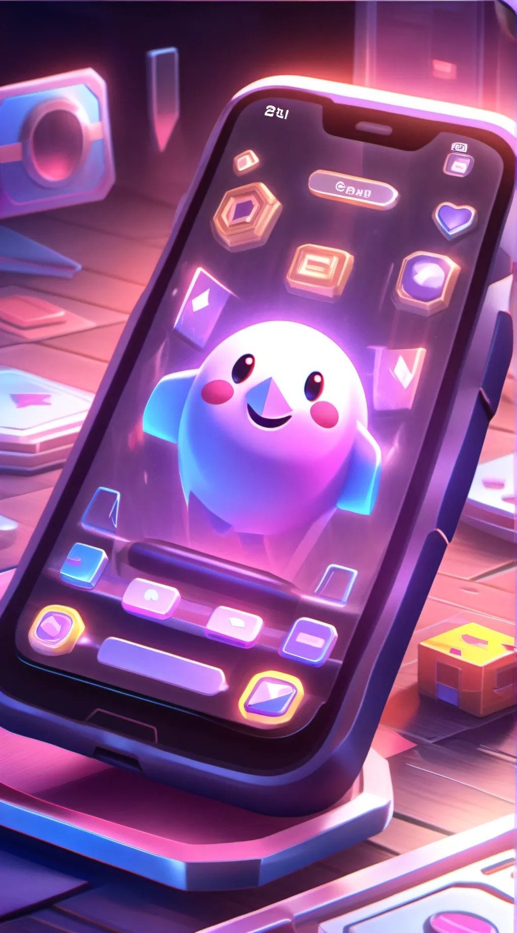 ai character: CreateYourOwnApp background